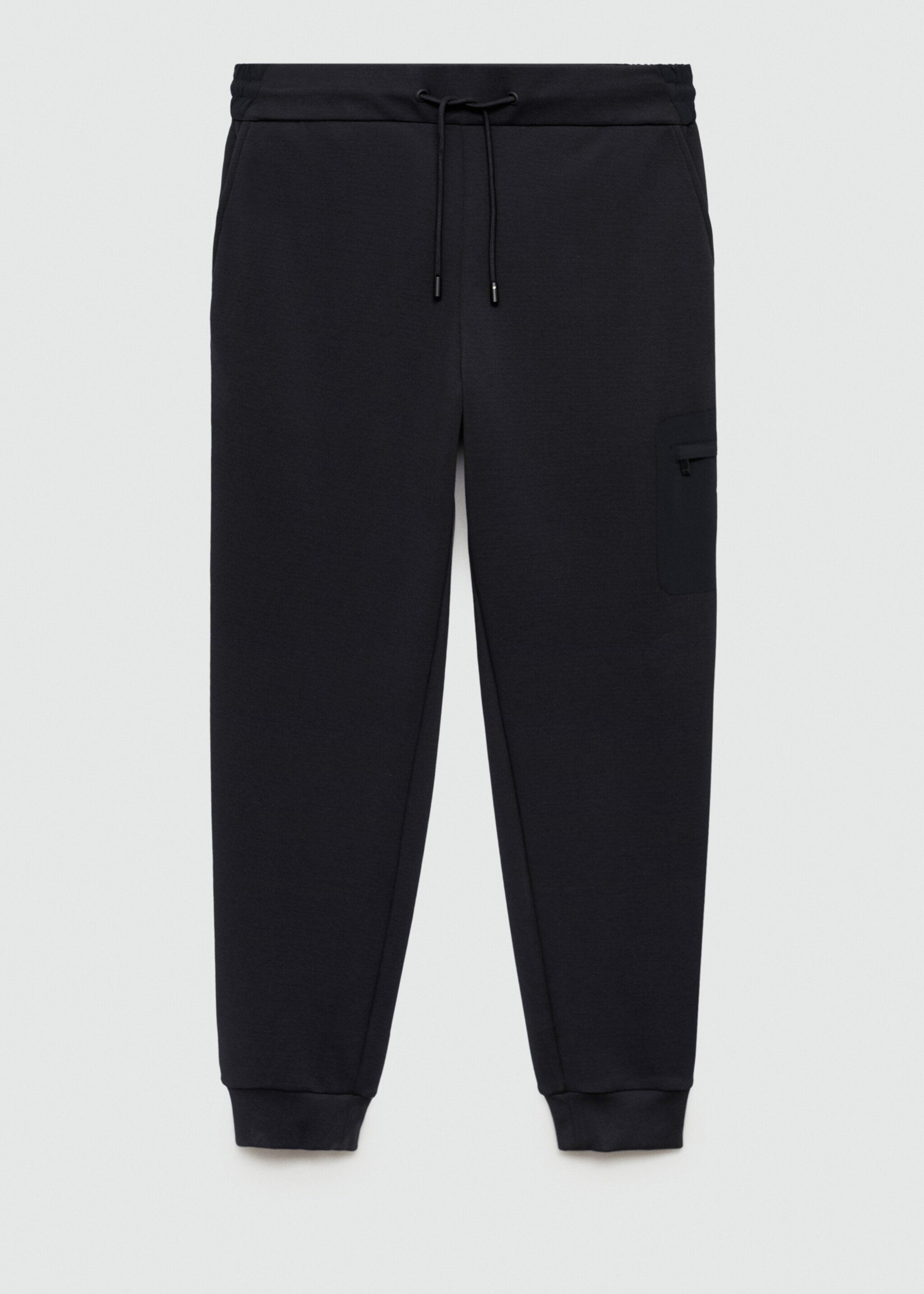 Jogger trousers with anti-odour technology structure - Article without model, Dark Navy. Ref: 77095966-00.