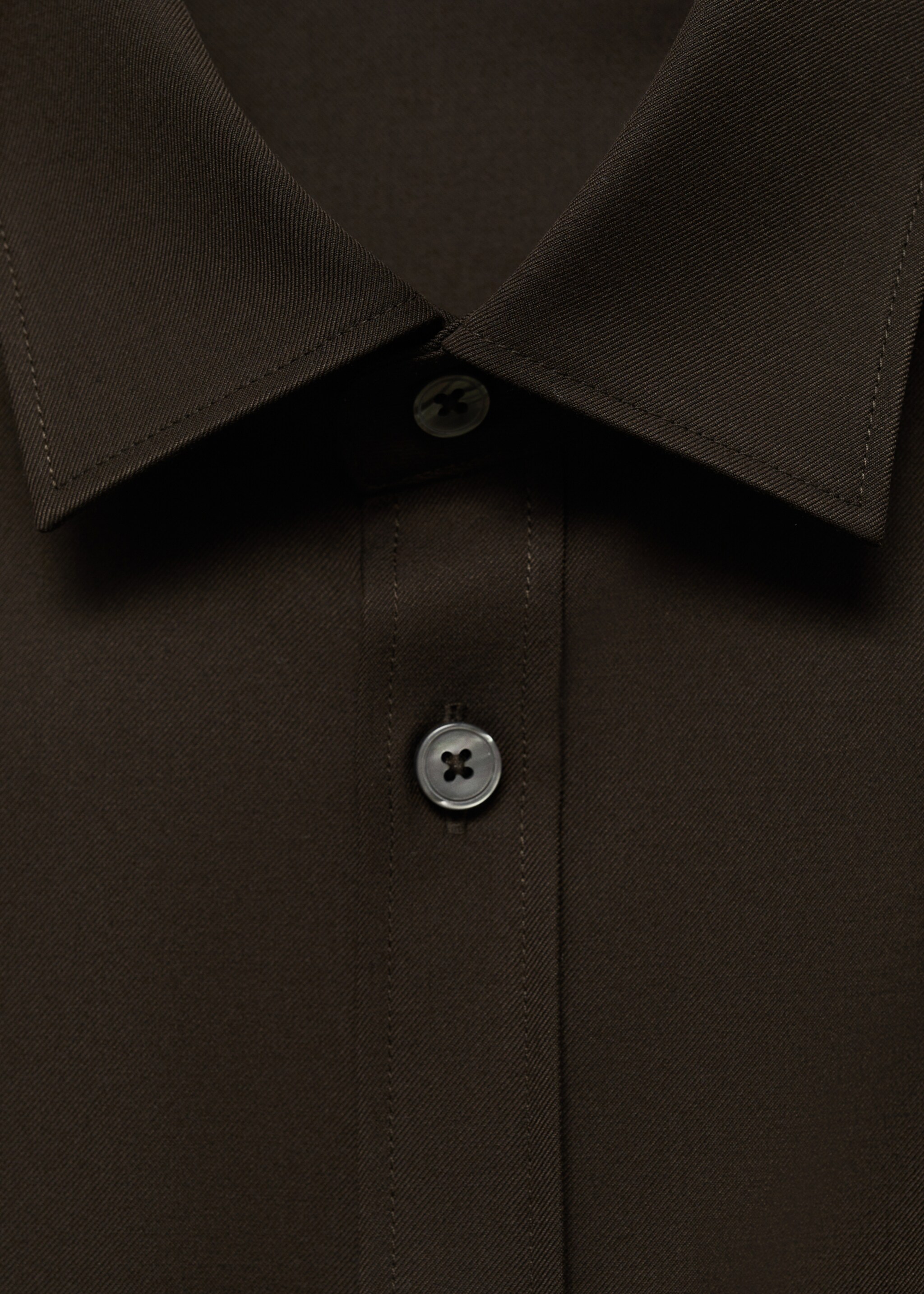 Sobrecamisa regular fit bolsillos - Detalle del artículo 0, Chocolate. Ref: 77095973-00.