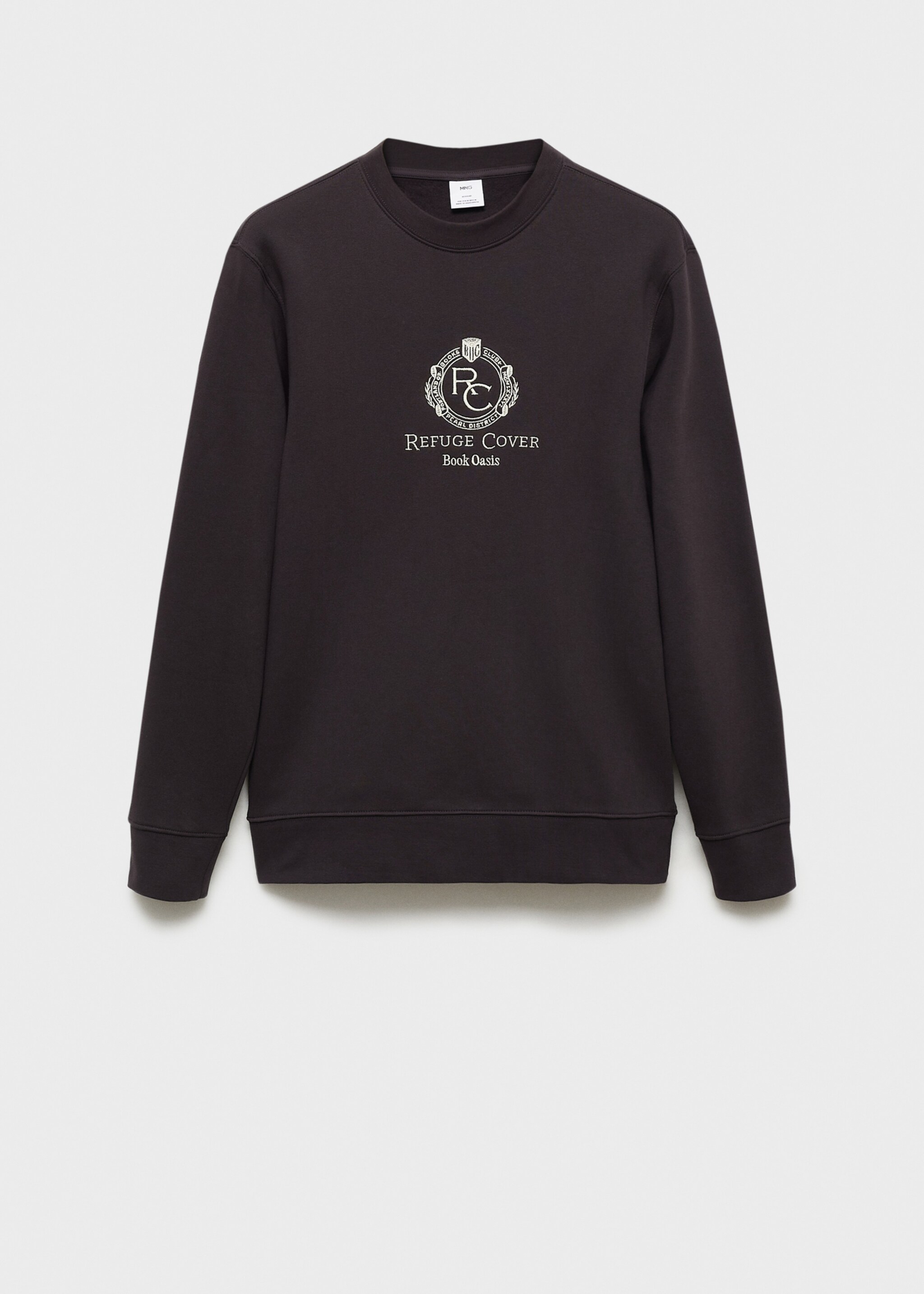 Sudadera 100% algodón detalle bordado - Artículo sin modelo, Morado. Ref: 77095974-00.