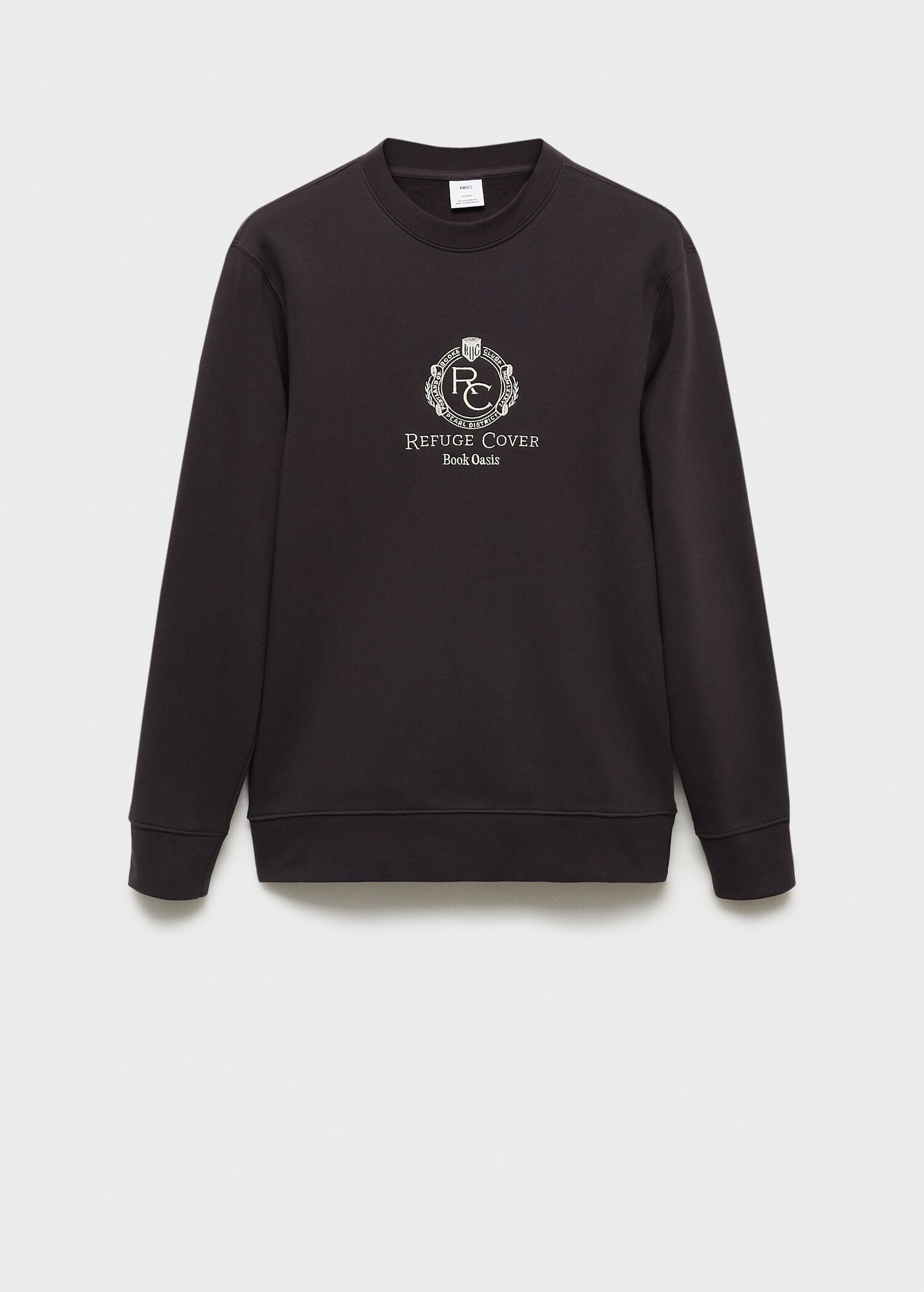 Dessuadora 100% cotó detall brodat - Article sense model