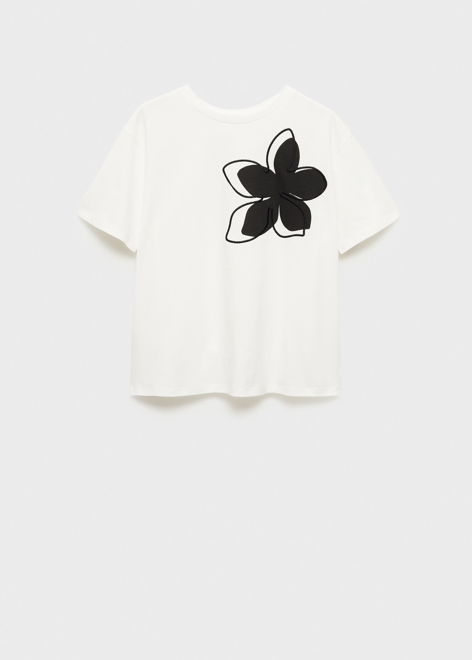 Printed cotton-blend t-shirt - Article without model