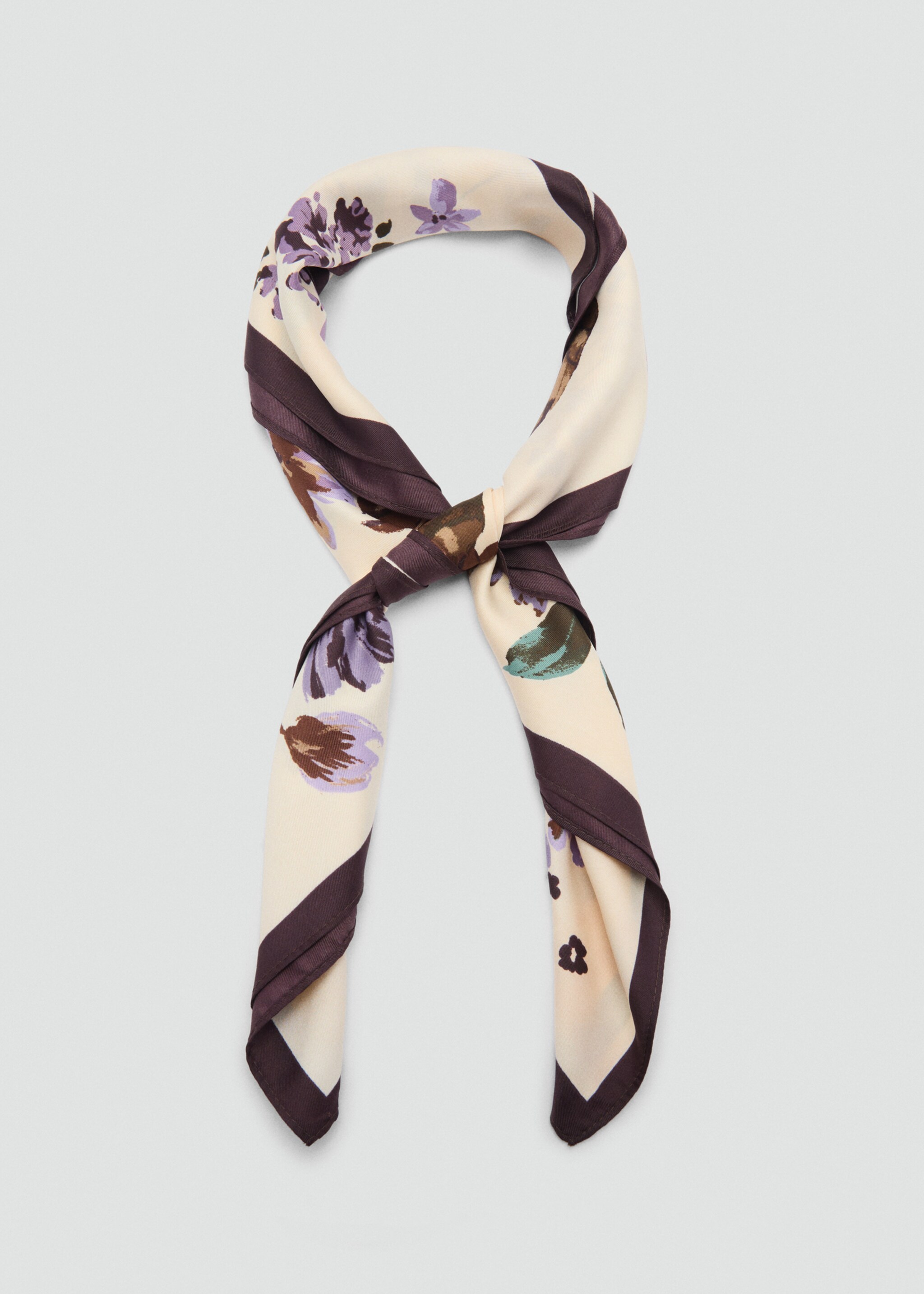Pañuelo estampado flores - Detalle del artículo 1