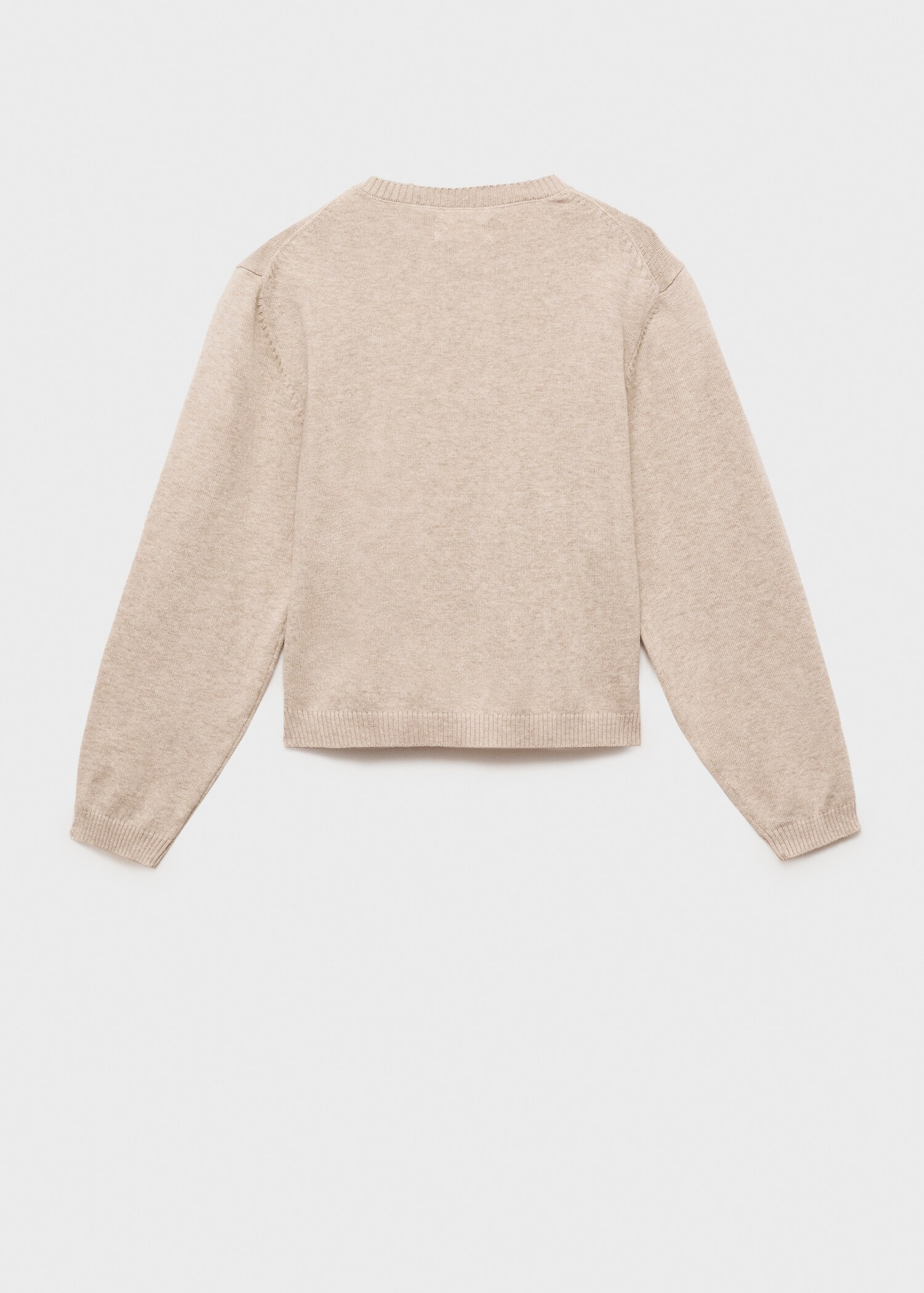 Strickjacke aus Baumwolle - Rückseite des Artikels