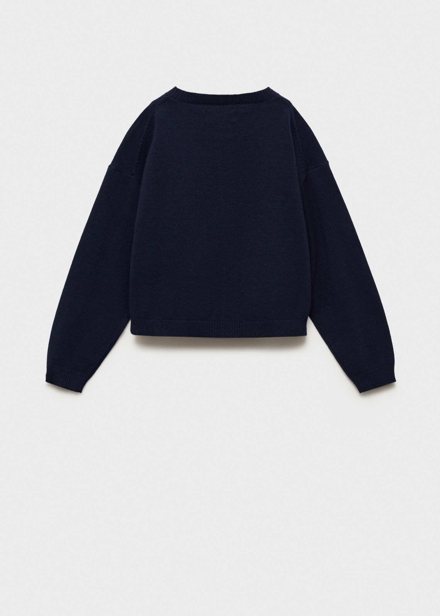 Strickjacke aus Baumwolle - Rückseite des Artikels