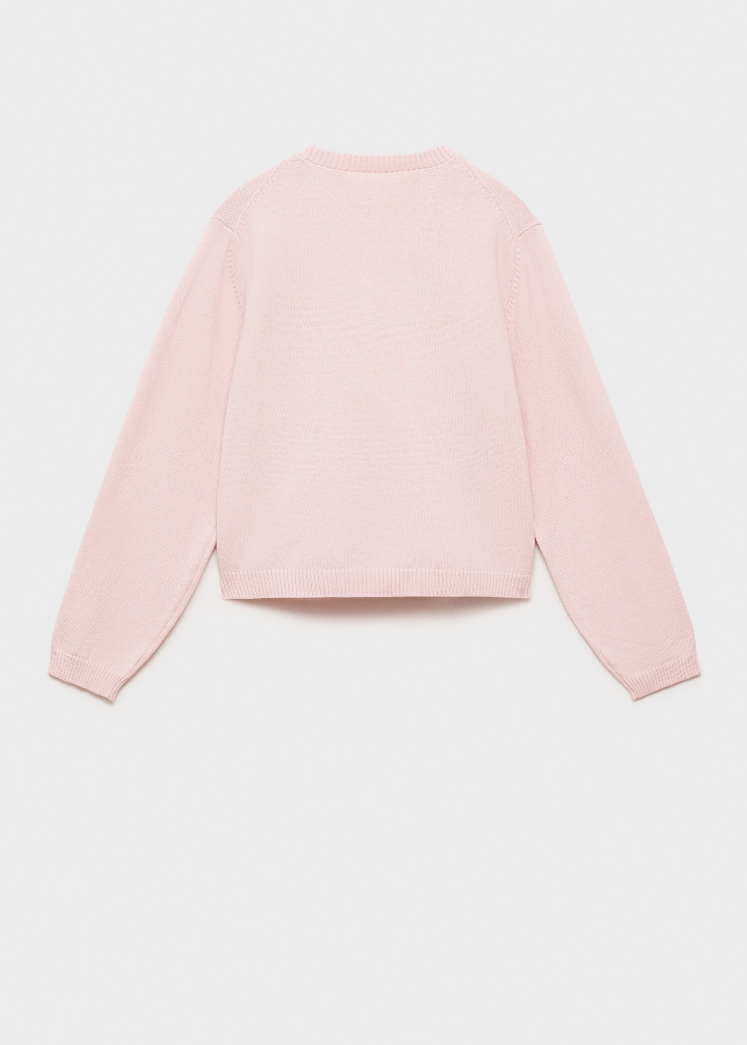 Strickjacke aus Baumwolle - Rückseite des Artikels