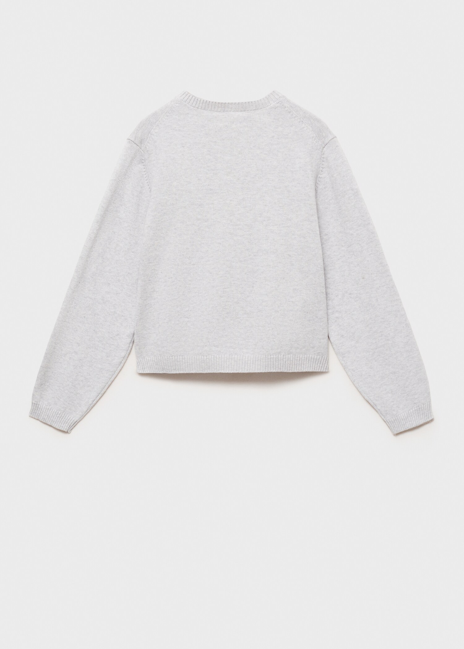 Strickjacke aus Baumwolle - Rückseite des Artikels