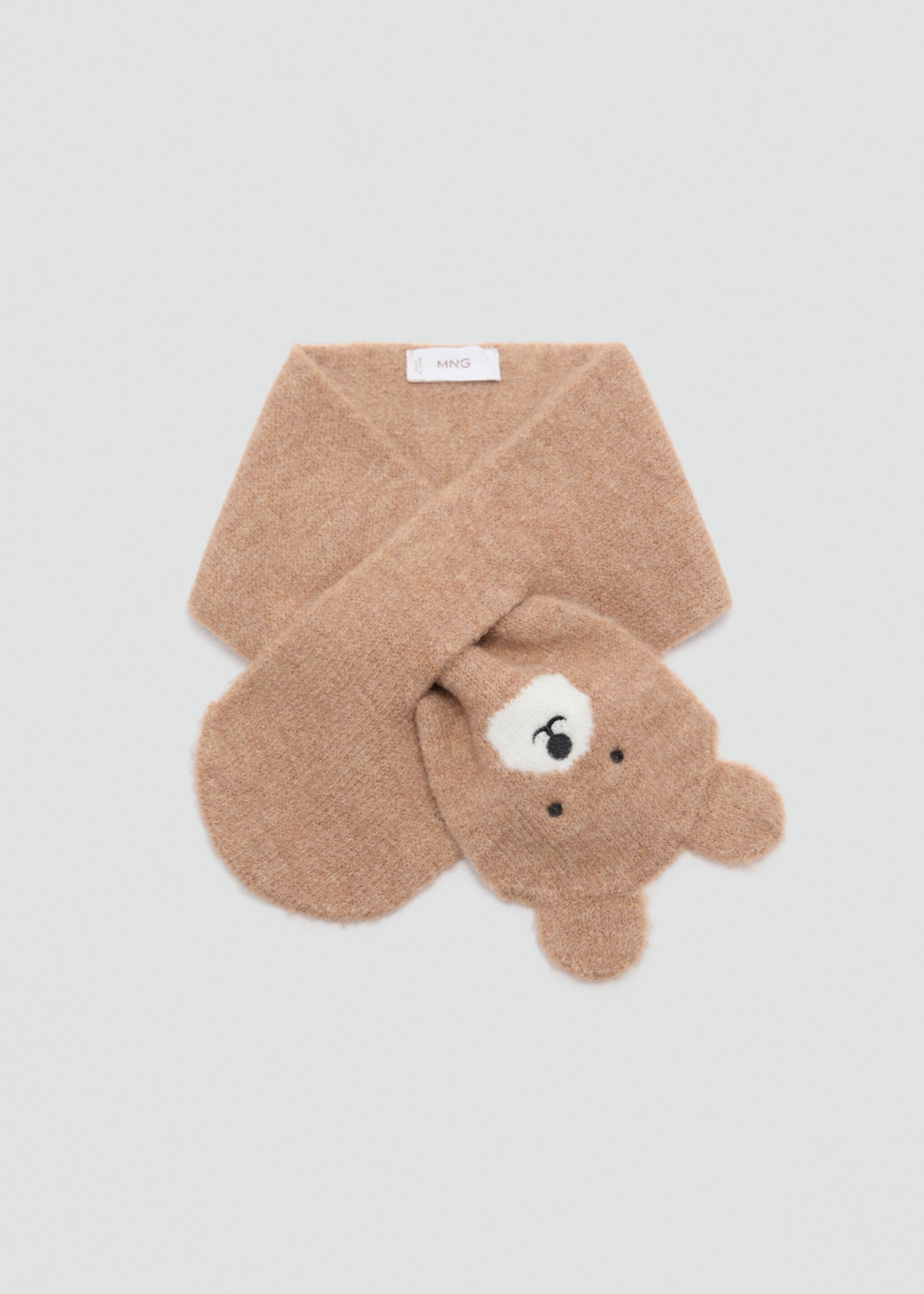 Bear knitted scarf - Article without model