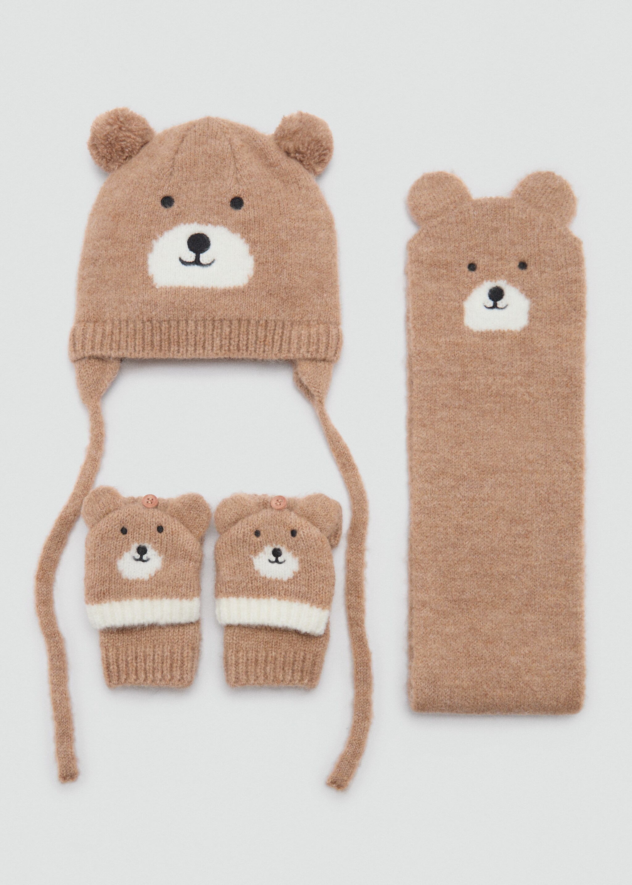 Bear knitted scarf - Details of the article 1