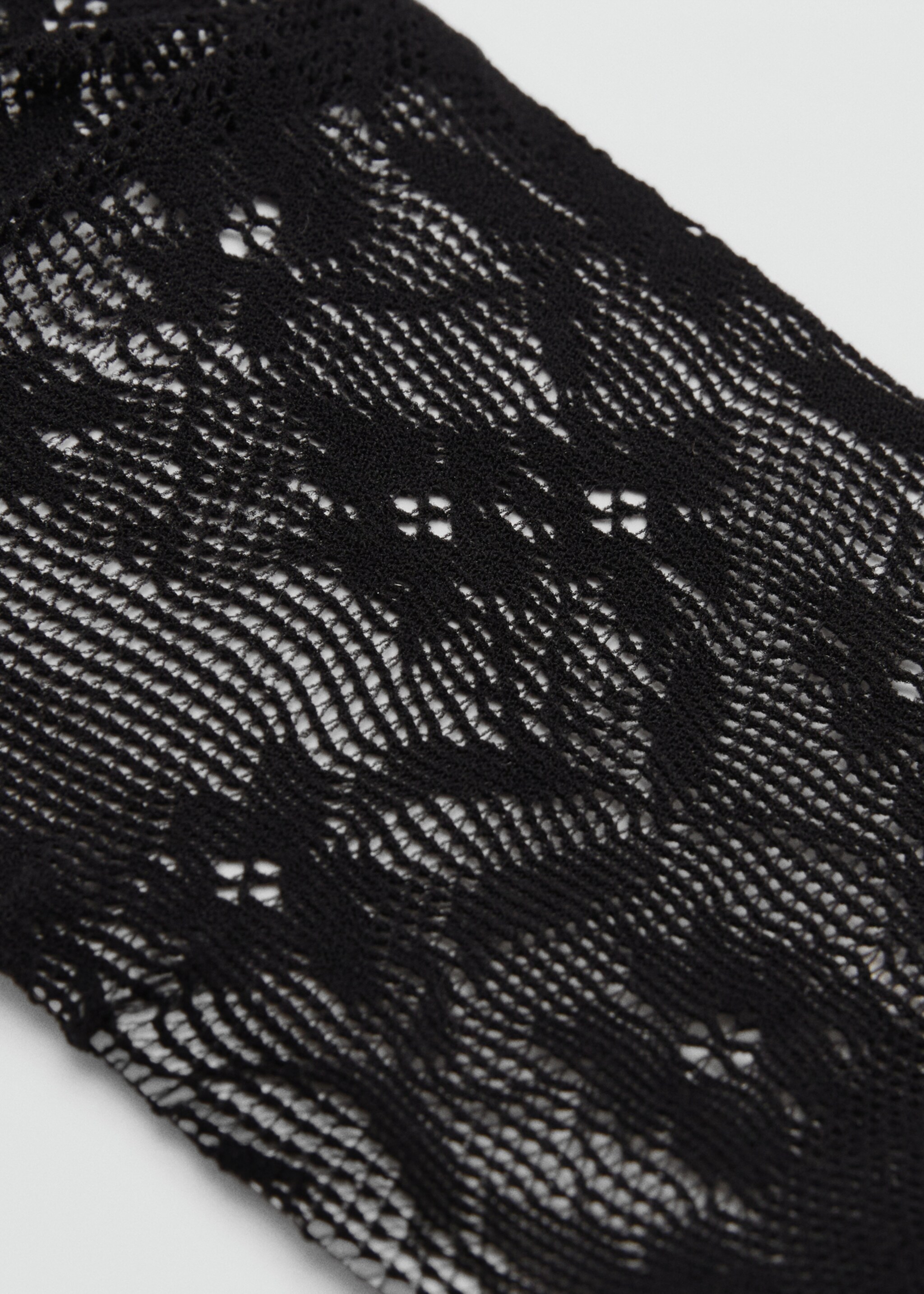 Lace-design stockings - Medium plane