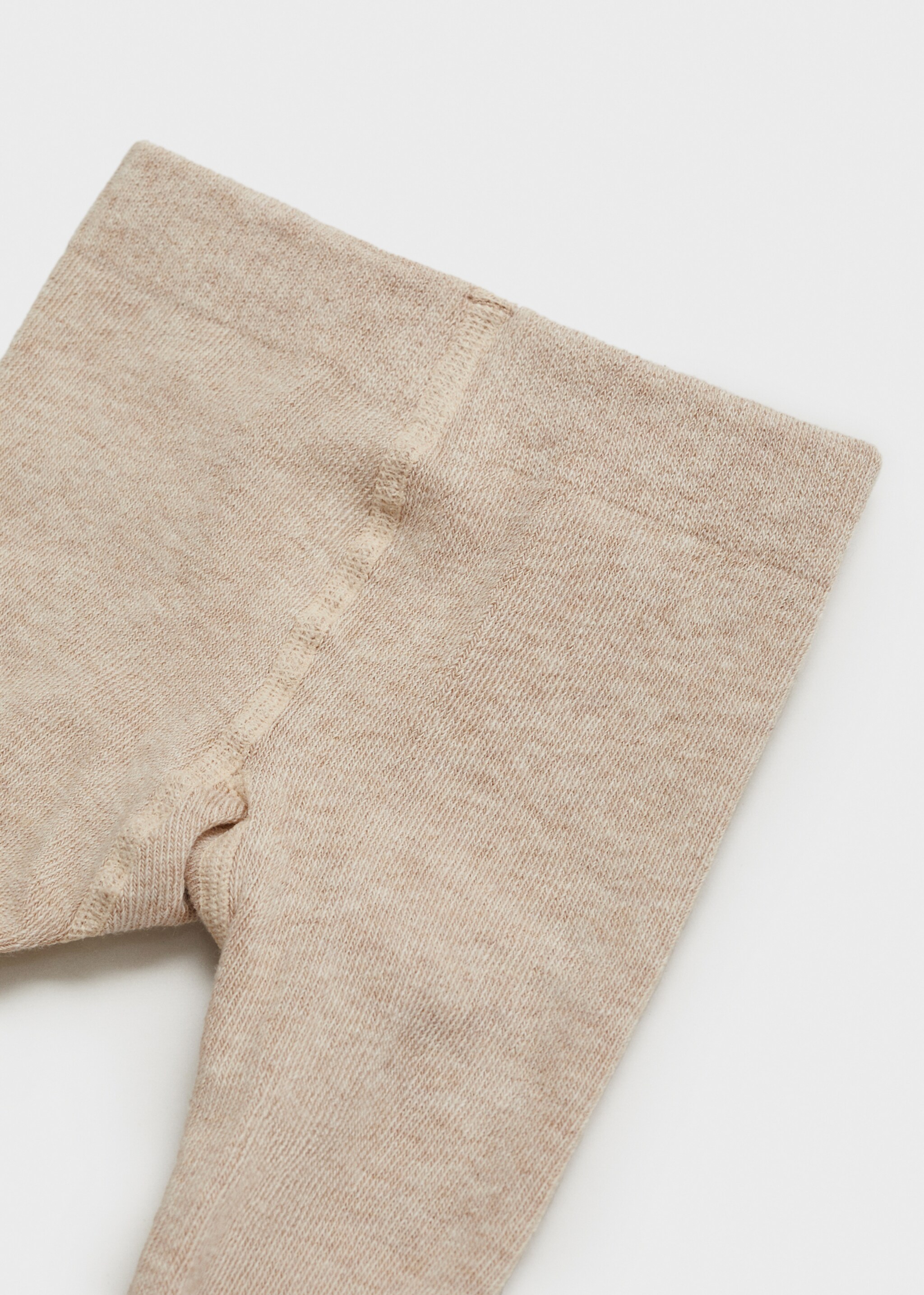 Knitted tights - Details of the article 0, Sand. Ref: 77095996-00.