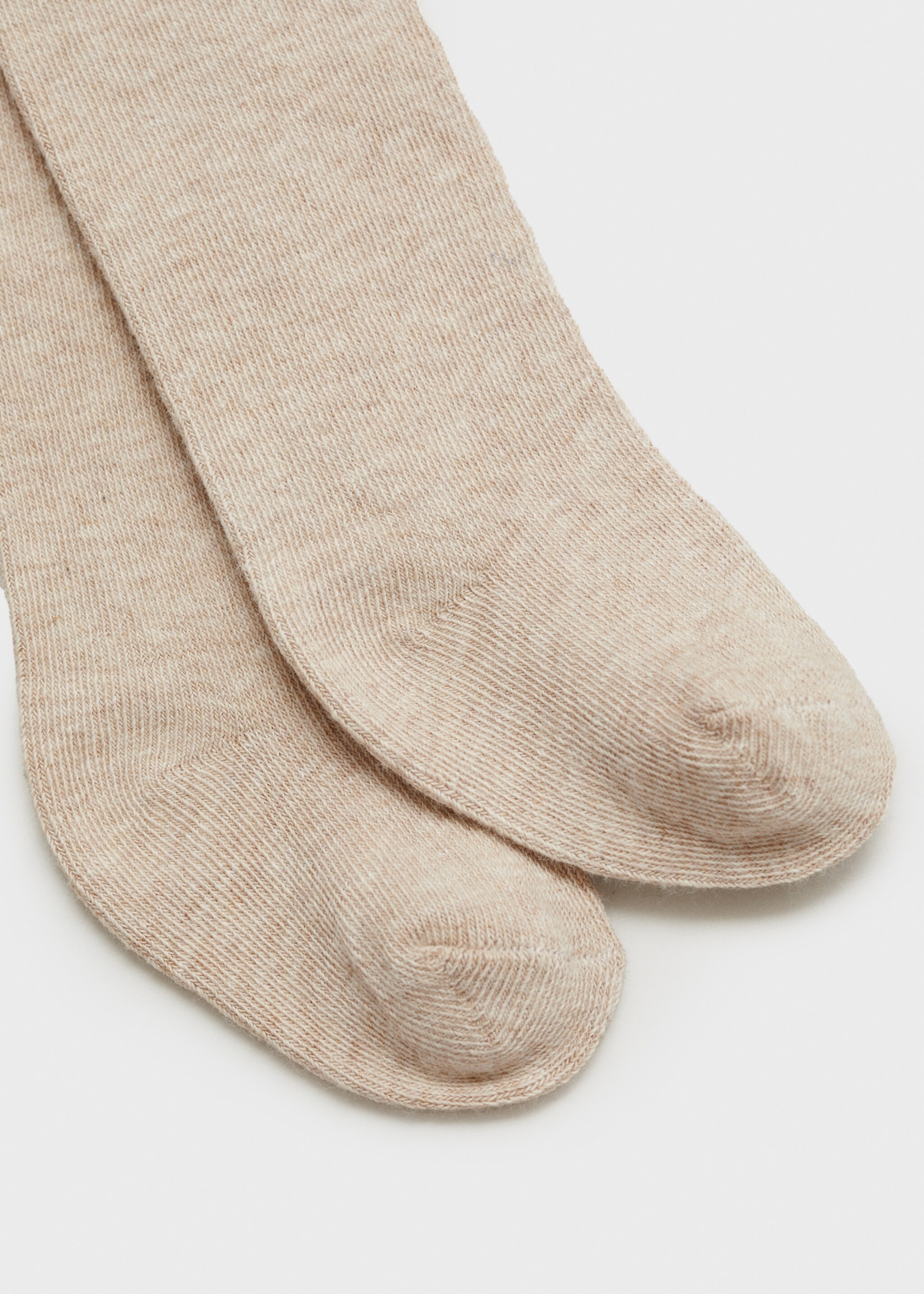 Knitted tights - Details of the article 8, Sand. Ref: 77095996-00.