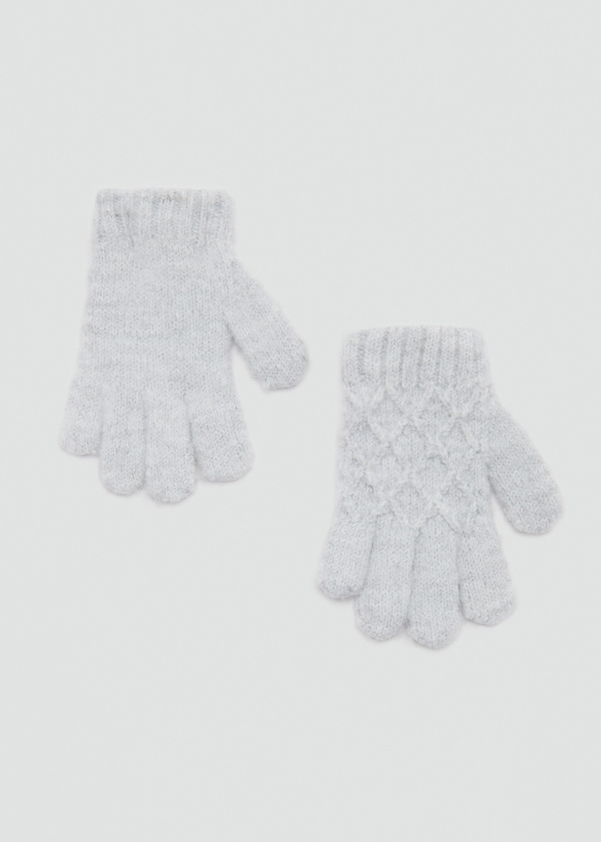Guants punt trenat - Article sense model, Gris. Ref: 77096003-00.