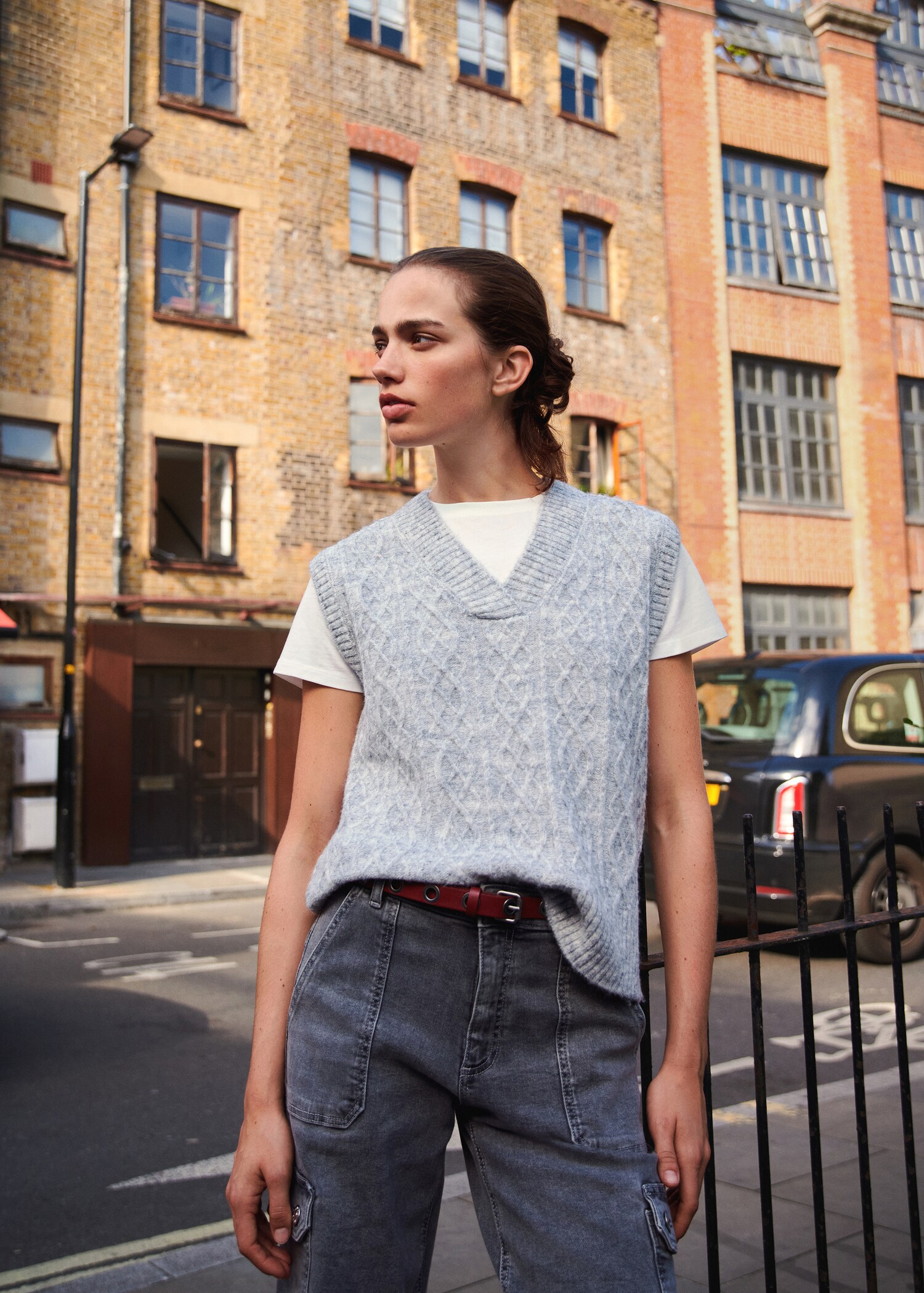 Braided-knit vest - Details of the article 5
