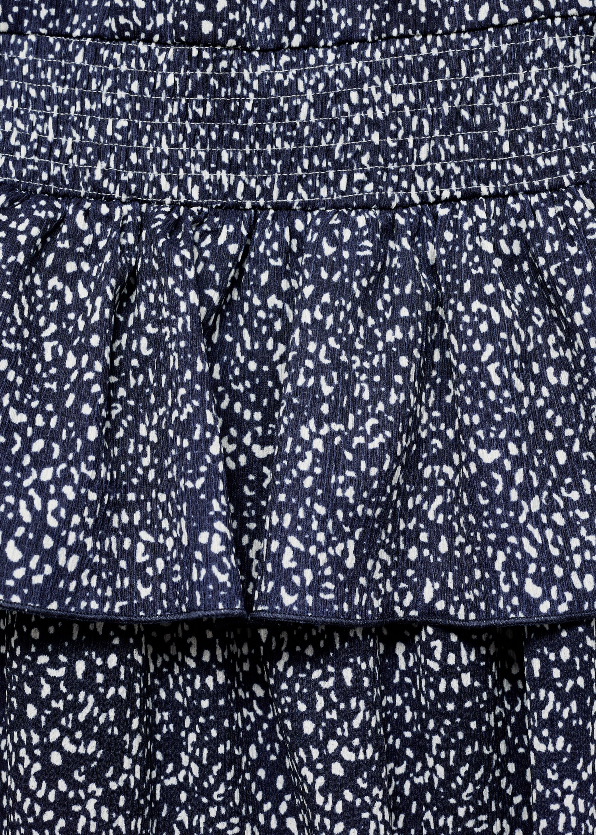 Ruffled printed dress - Details of the article 0