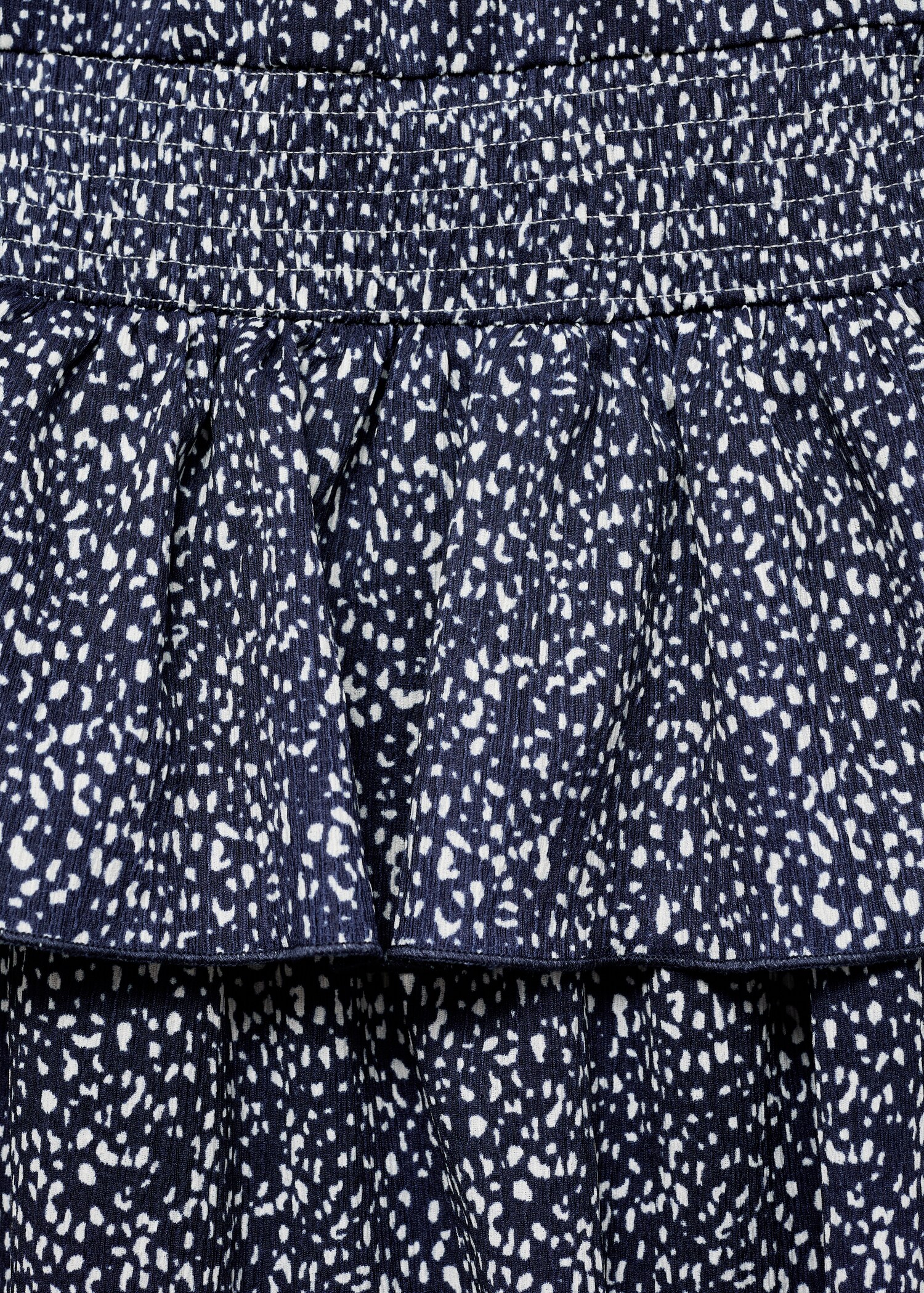 Ruffled printed dress - Details of the article 0