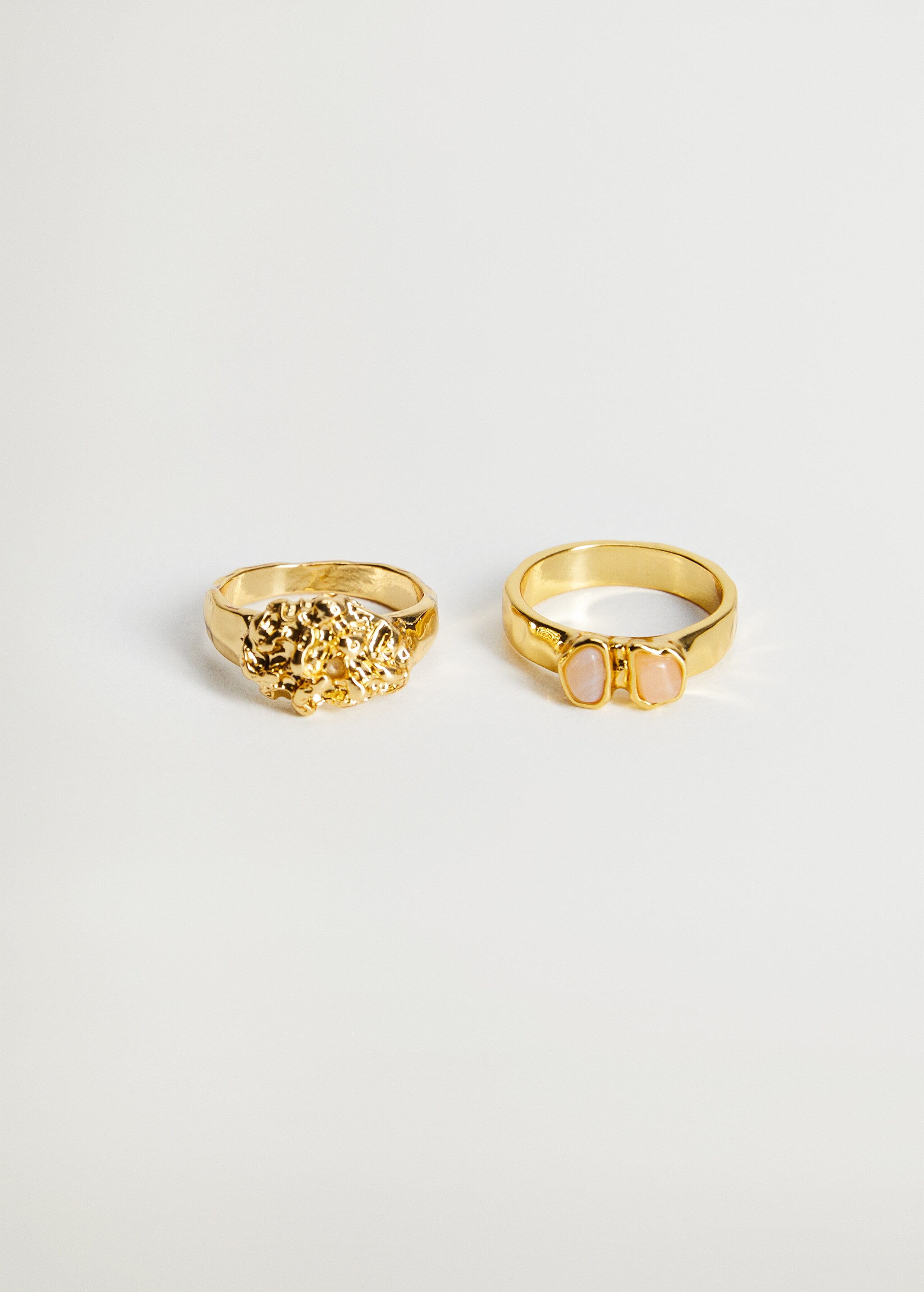 Set 2 anillos combinados - Artículo sin modelo