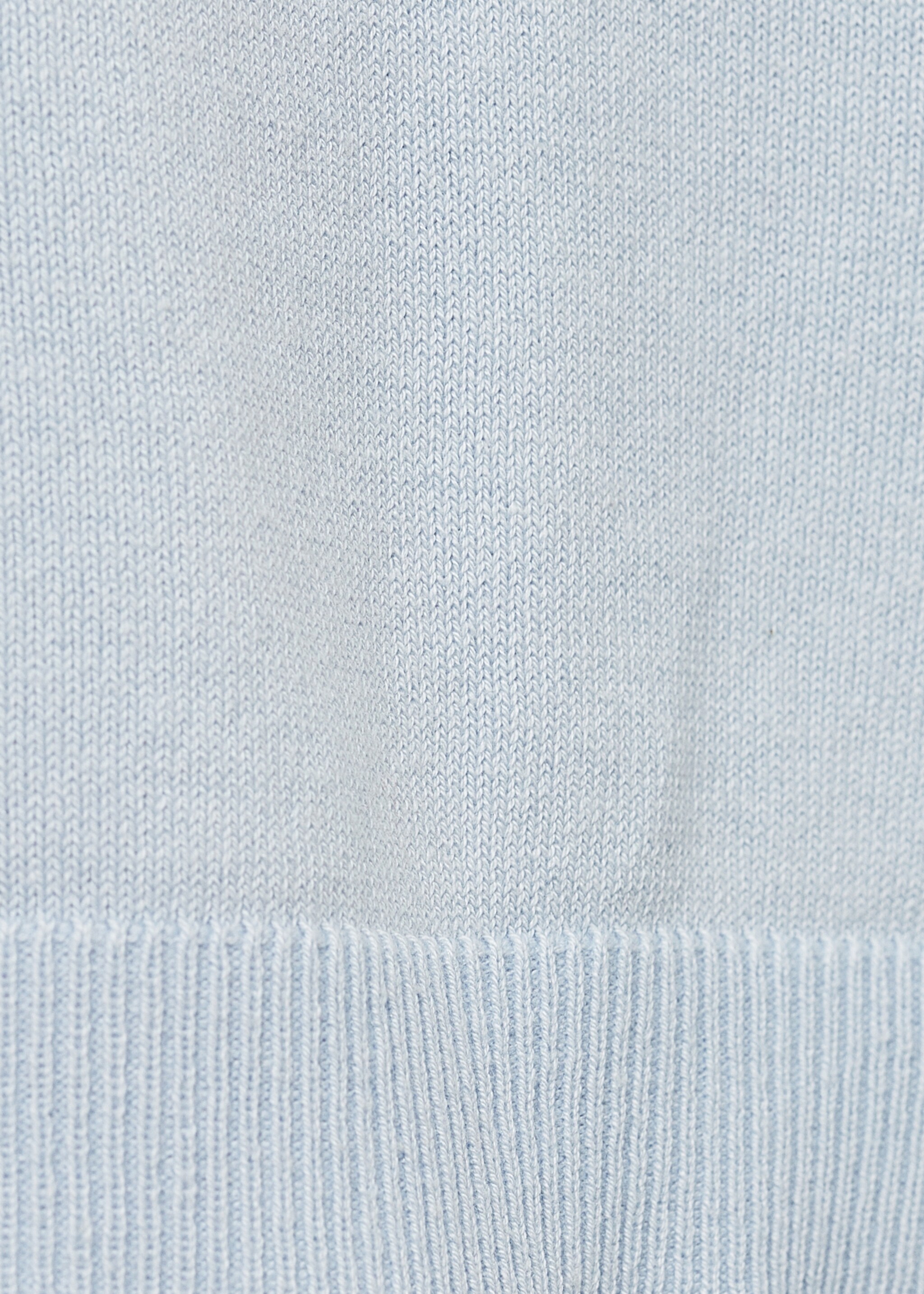 Turtleneck knitted sweater - Details of the article 0, Sky Blue. Ref: 77096336-00.
