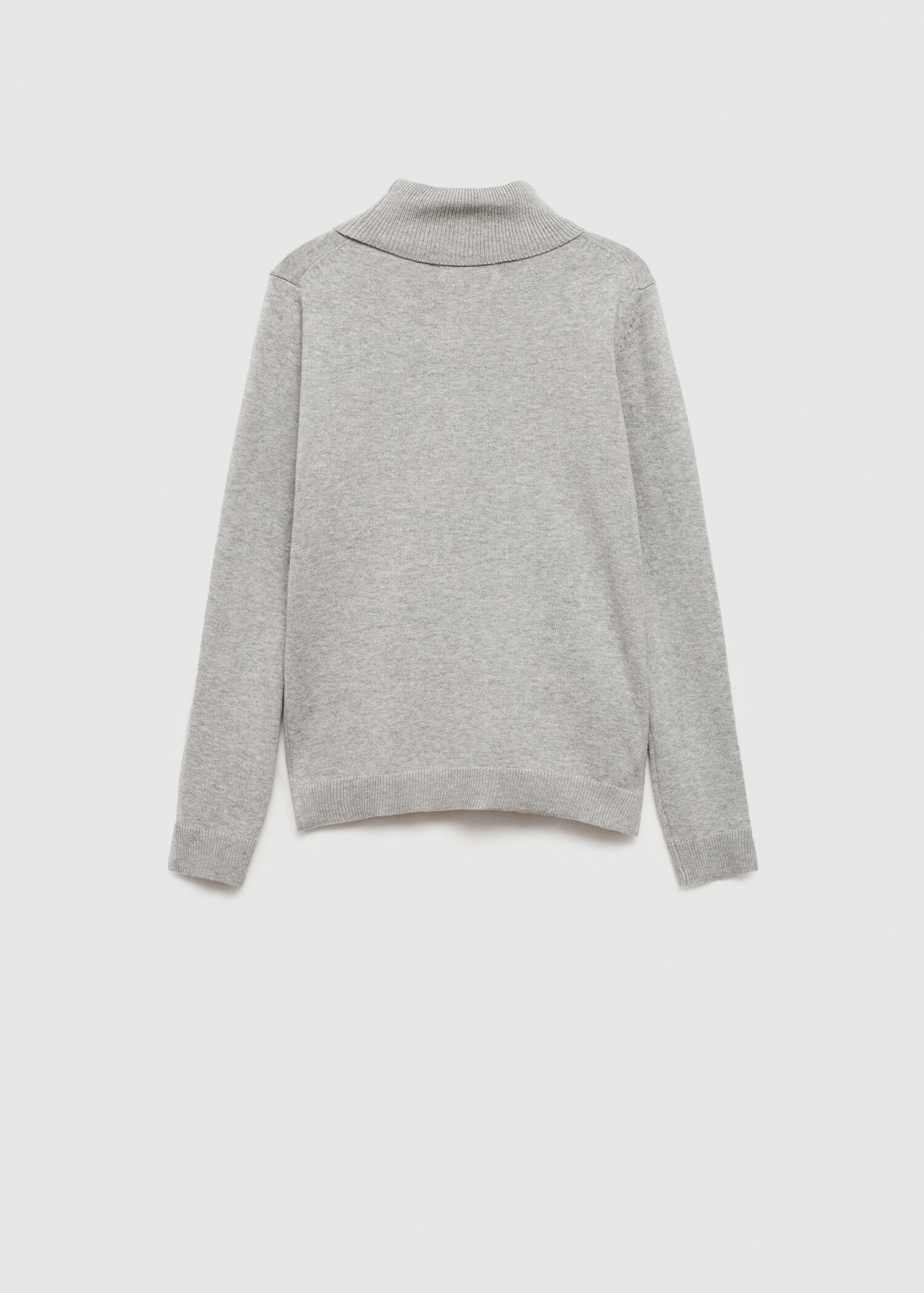Turtleneck knitted sweater - Reverse of the article