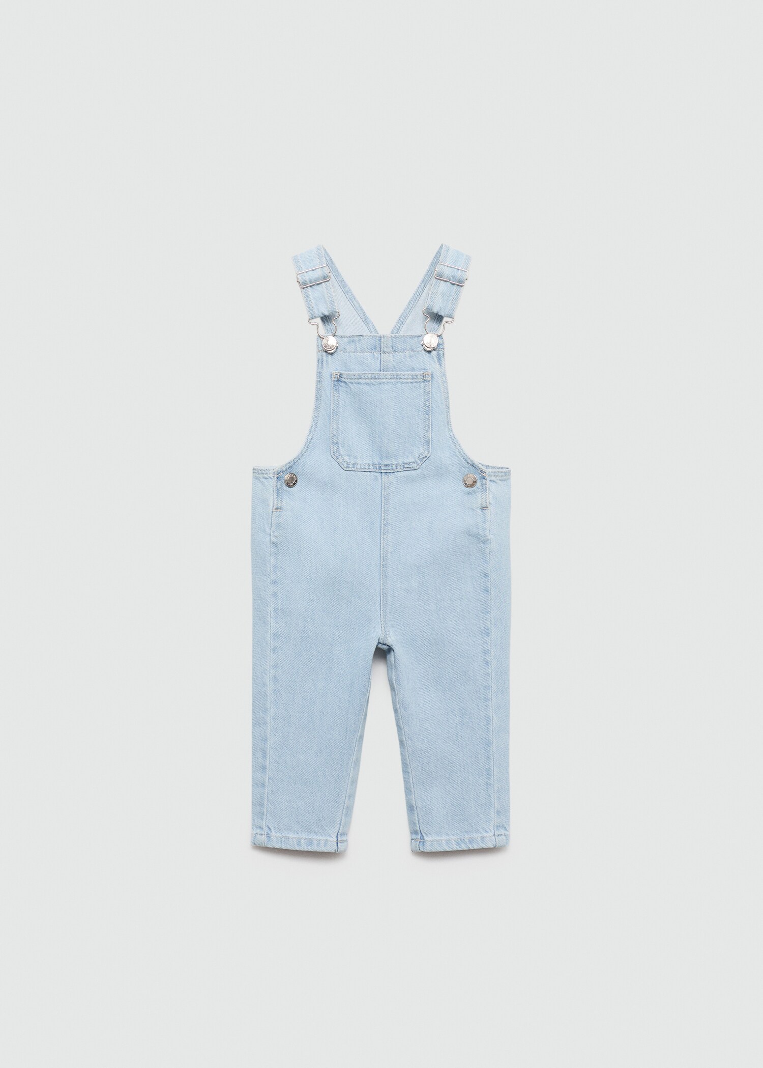 Salopette denim diritta - Articolo senza modello