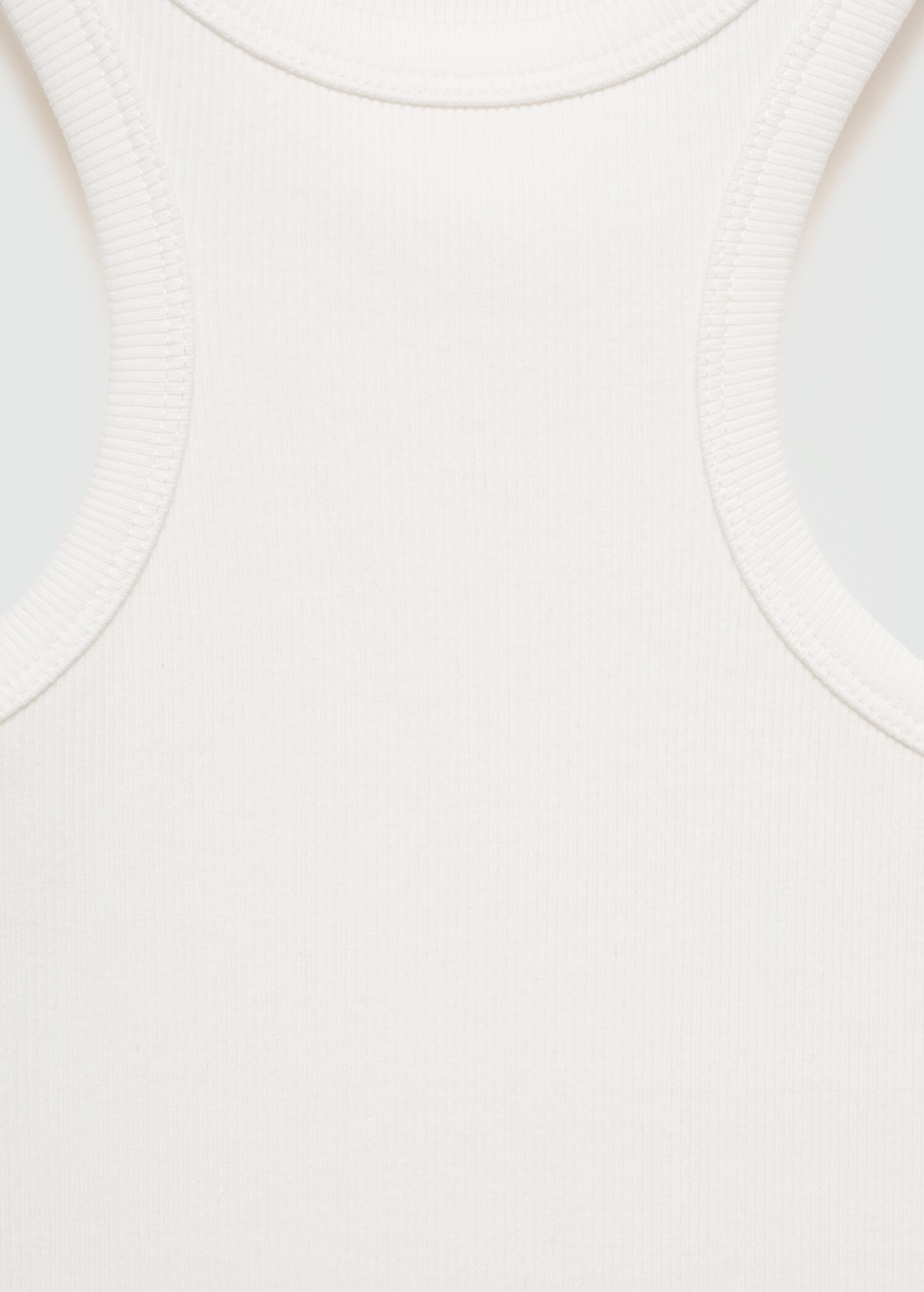 Ribbed cotton-blend top - Details of the article 8