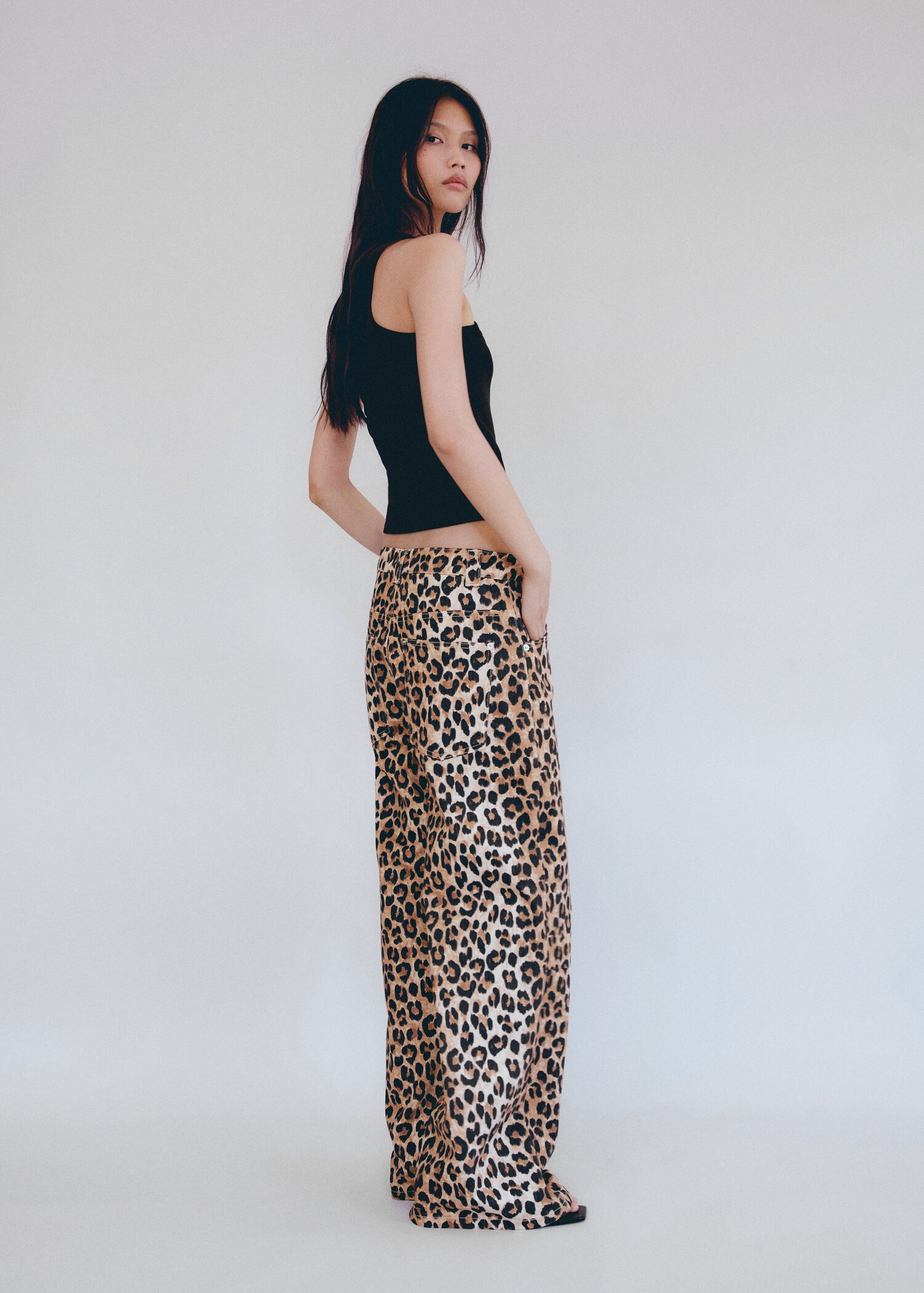 Ribbed cotton-blend top - Reverse of the article