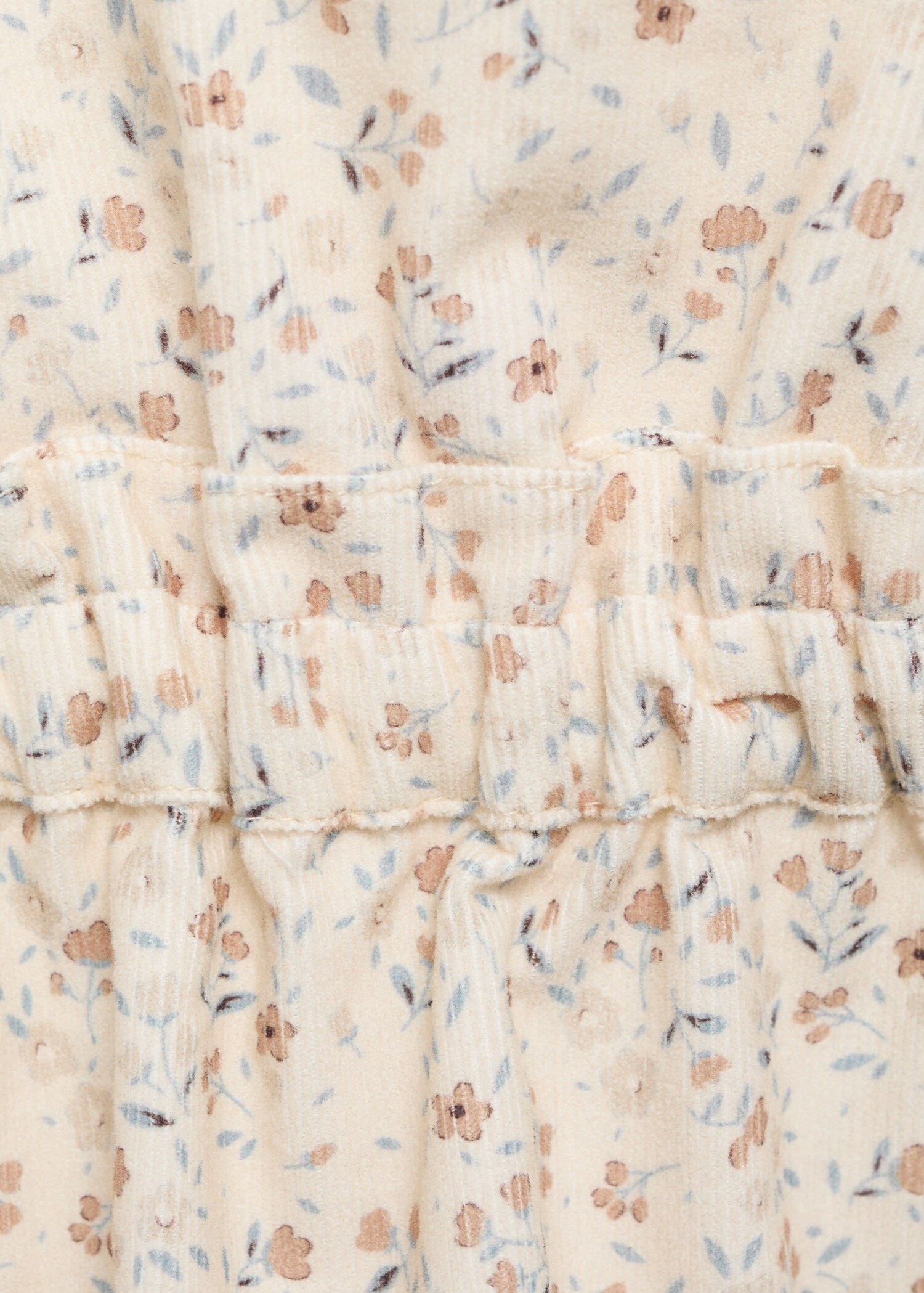 Floral cotton pinafore dress - Details of the article 0