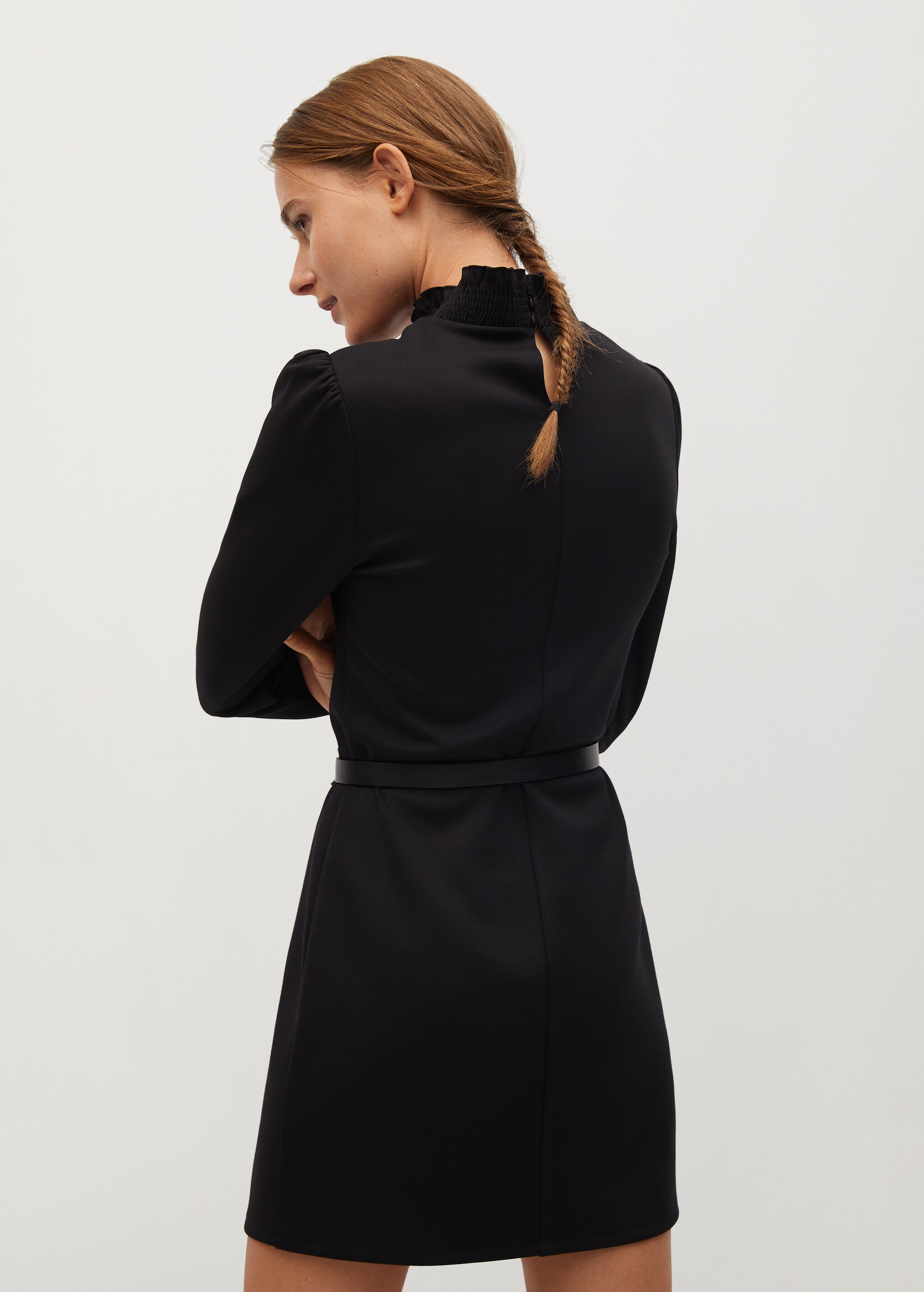 Vestido cuello elástico - Reverso del artículo
