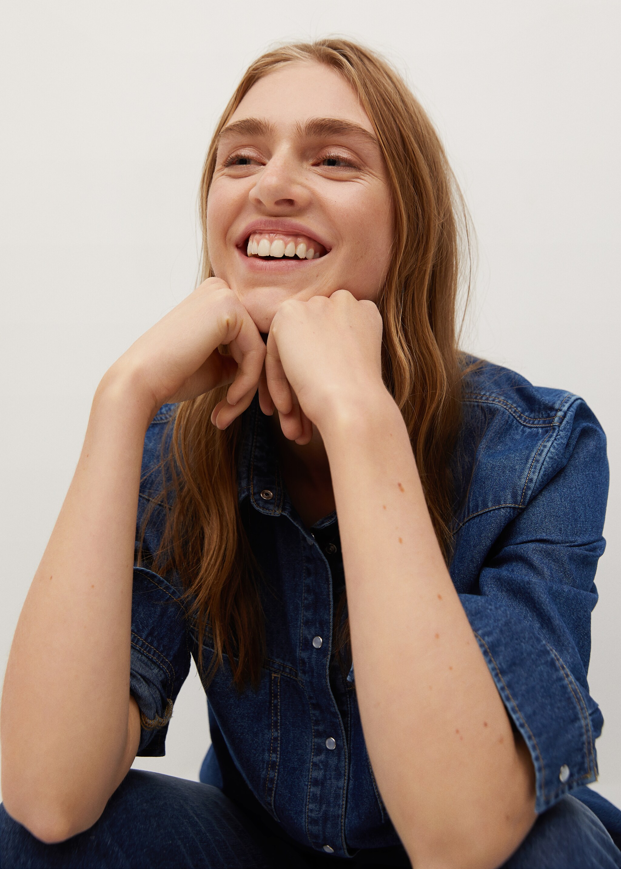 Camisa denim algodón - Detalle del artículo 3