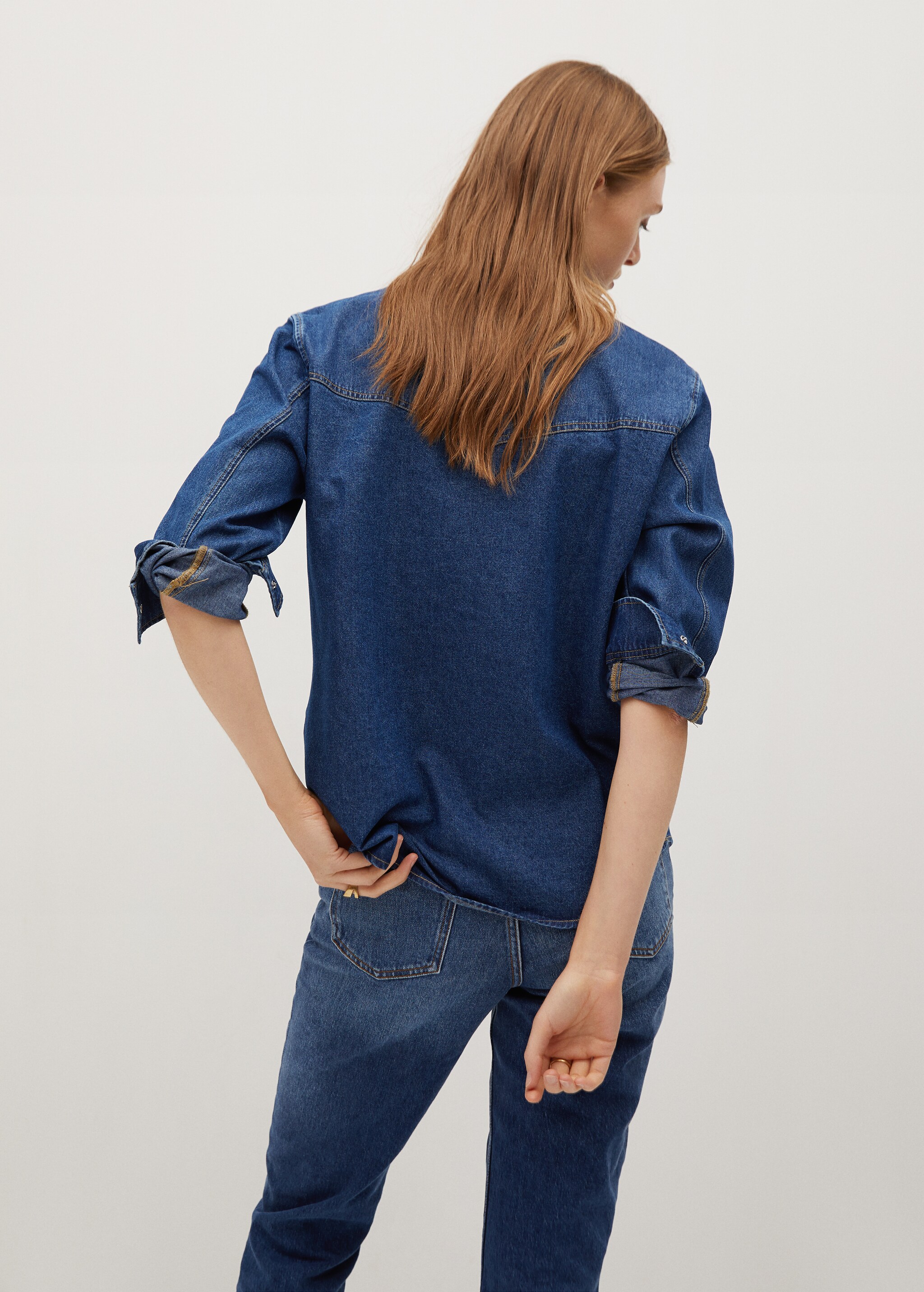 Camisa denim algodón - Reverso del artículo