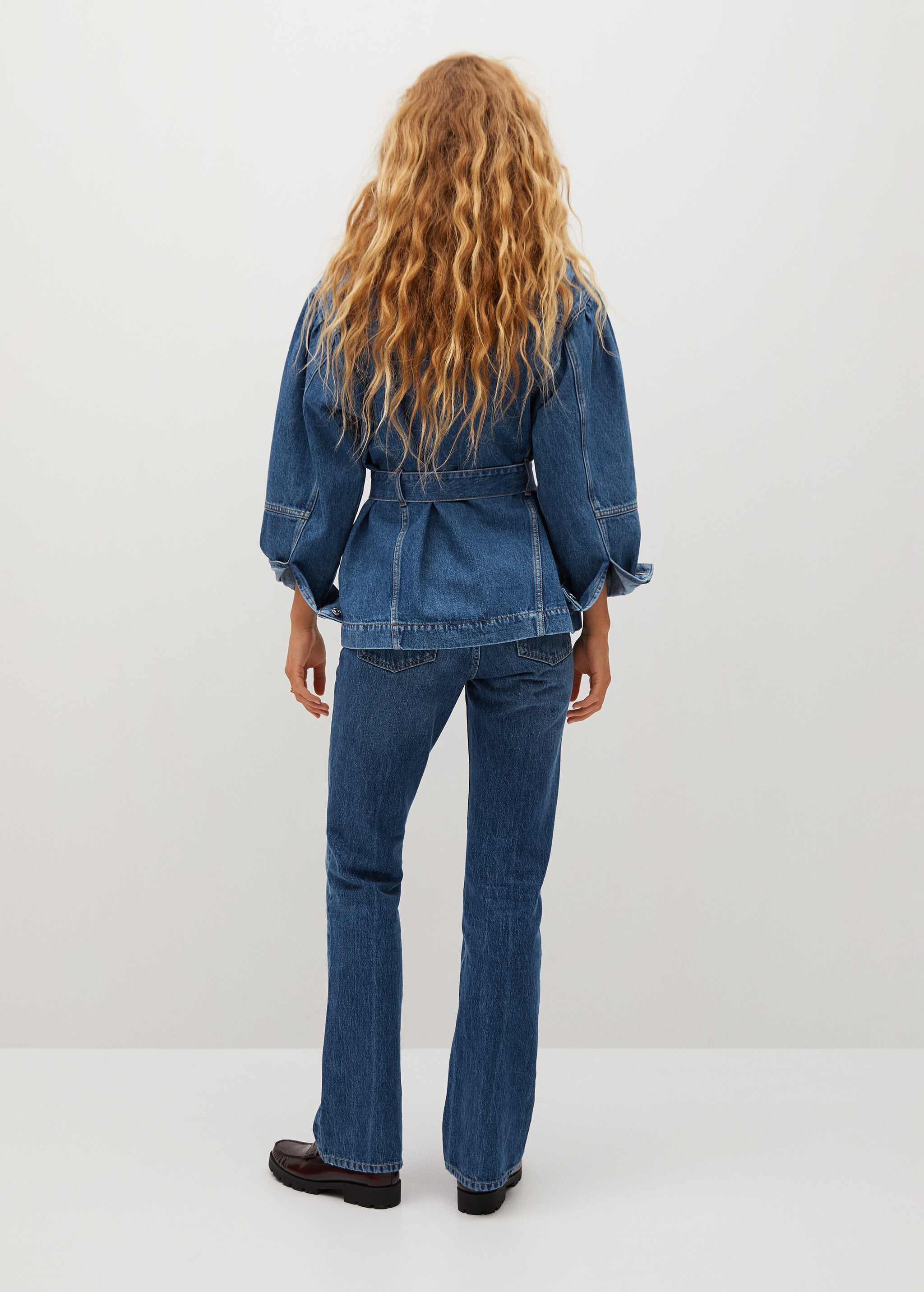 Cazadora vaquera oversize - Reverso del artículo