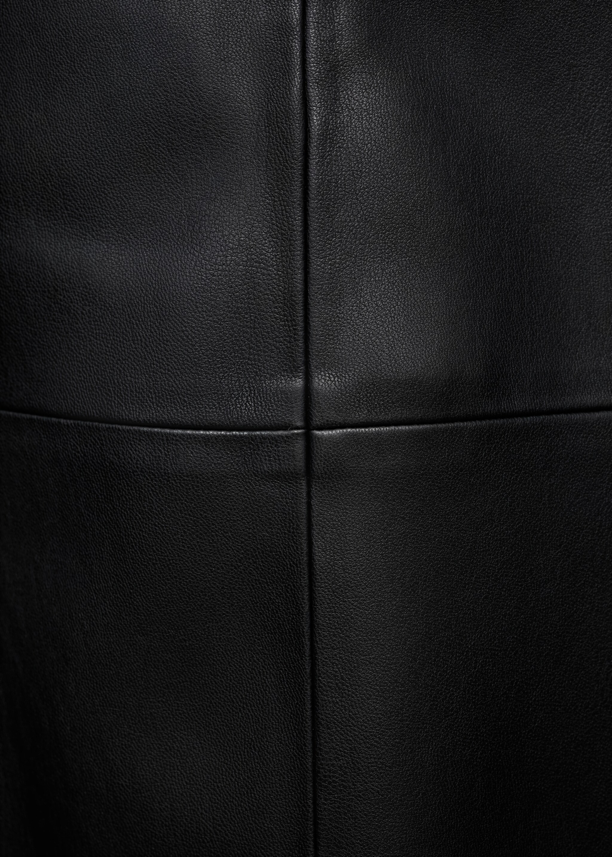 Leather-effect midi-skirt - Details of the article 0