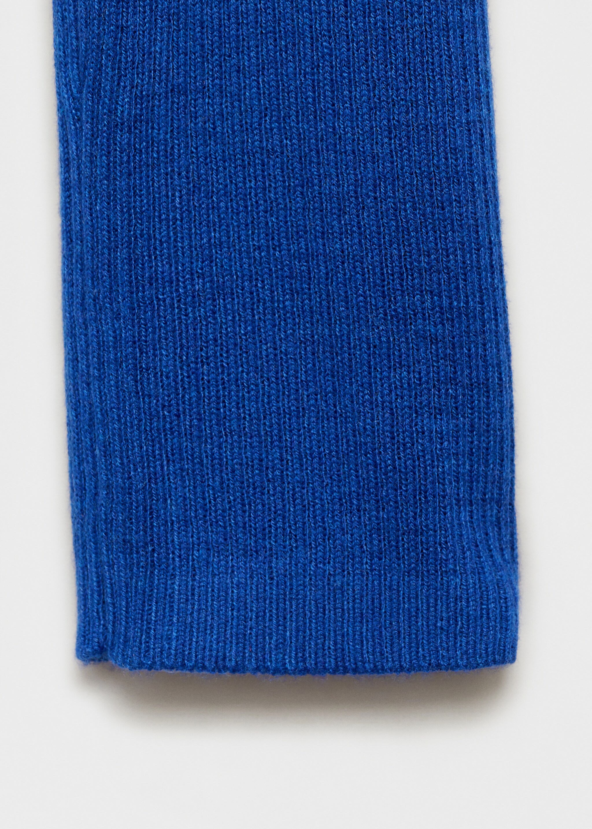Fine ribbed-knit sweater - Details of the article 0, Ink Blue. Ref: 77096724-00.