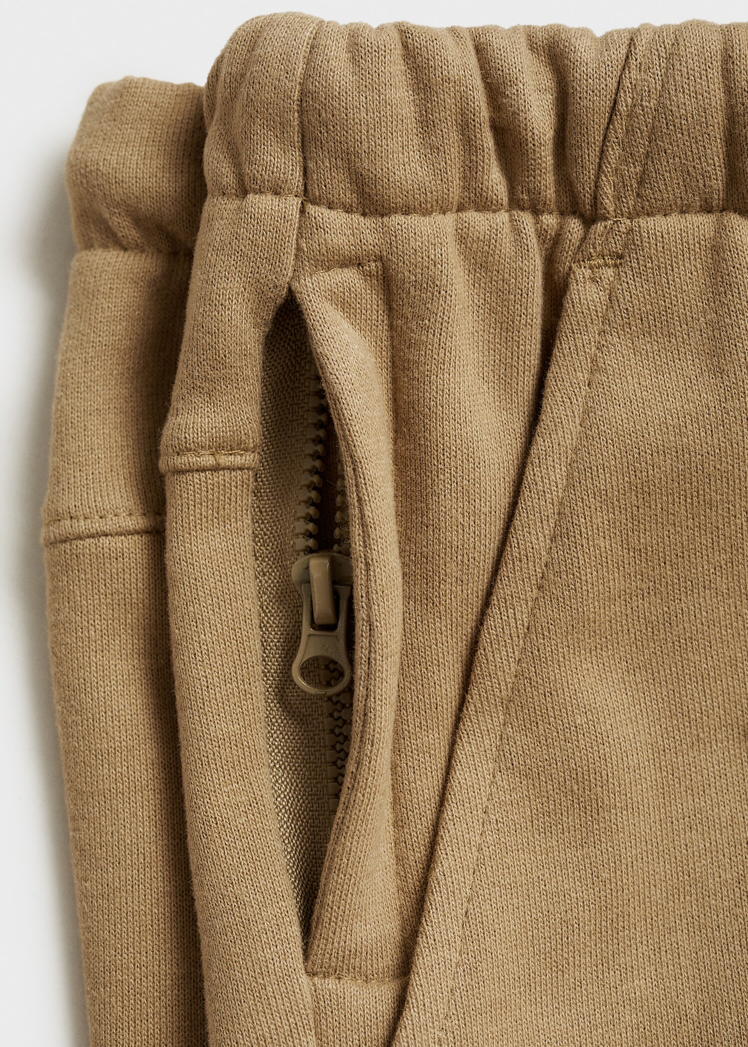 Cotton jogger-style trousers - Details of the article 0