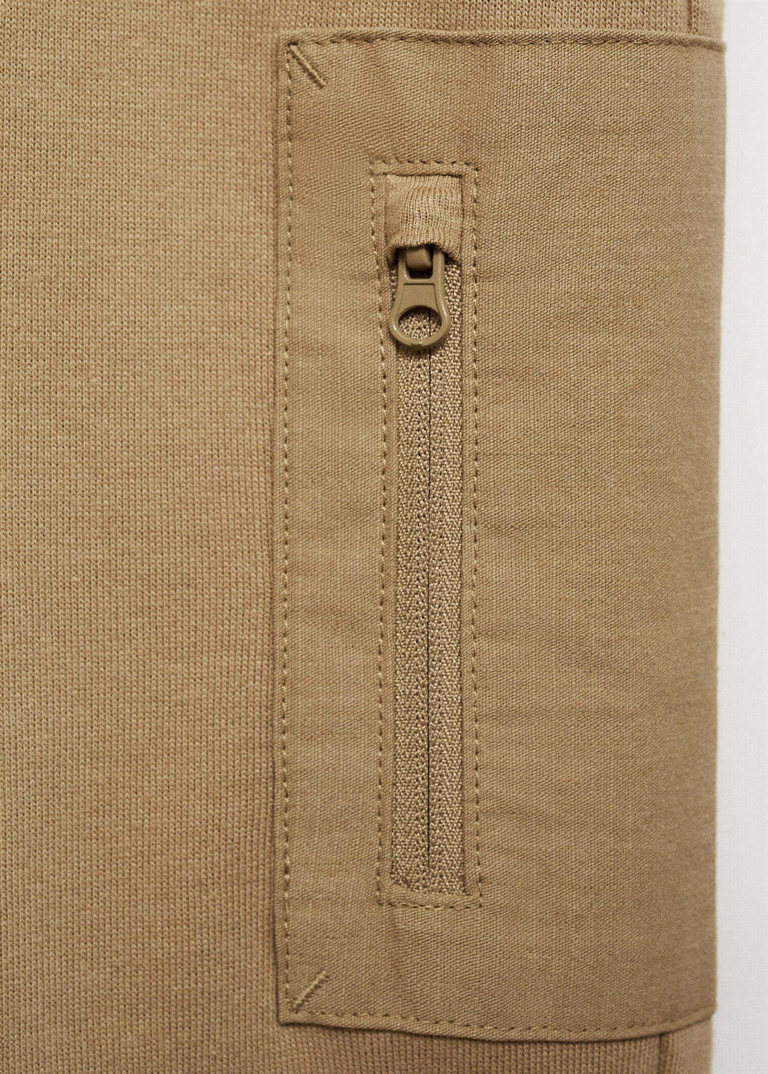 Cotton jogger-style trousers - Details of the article 8