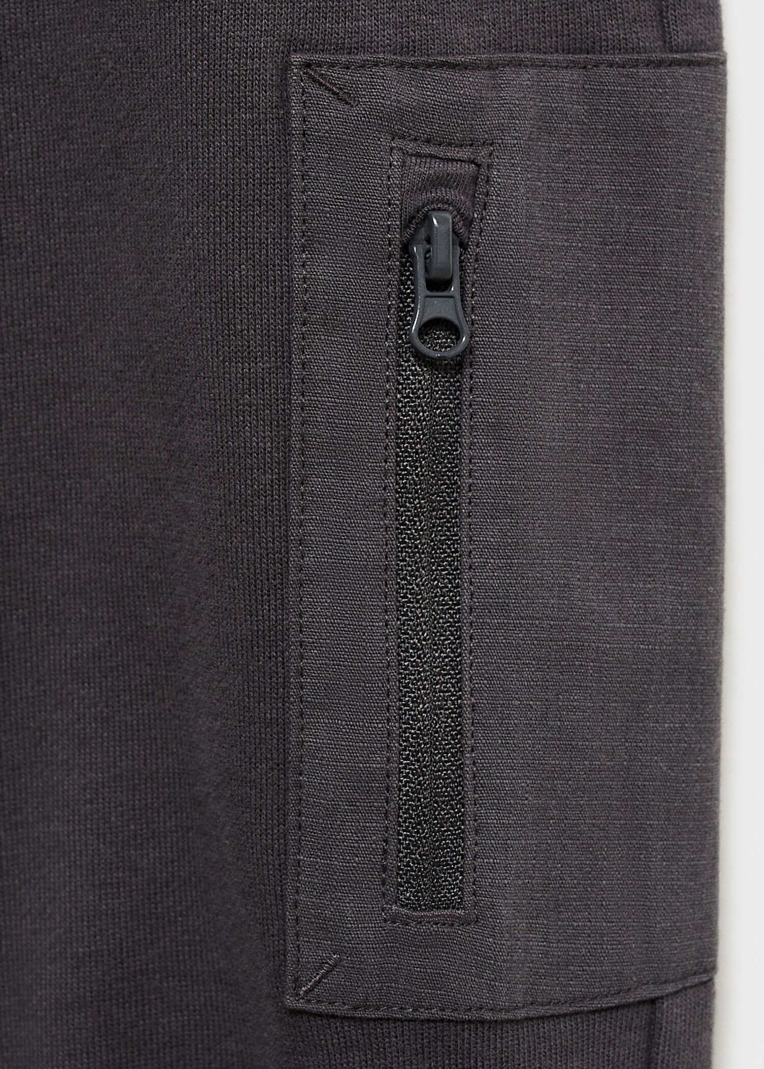 Cotton jogger-style trousers - Details of the article 8