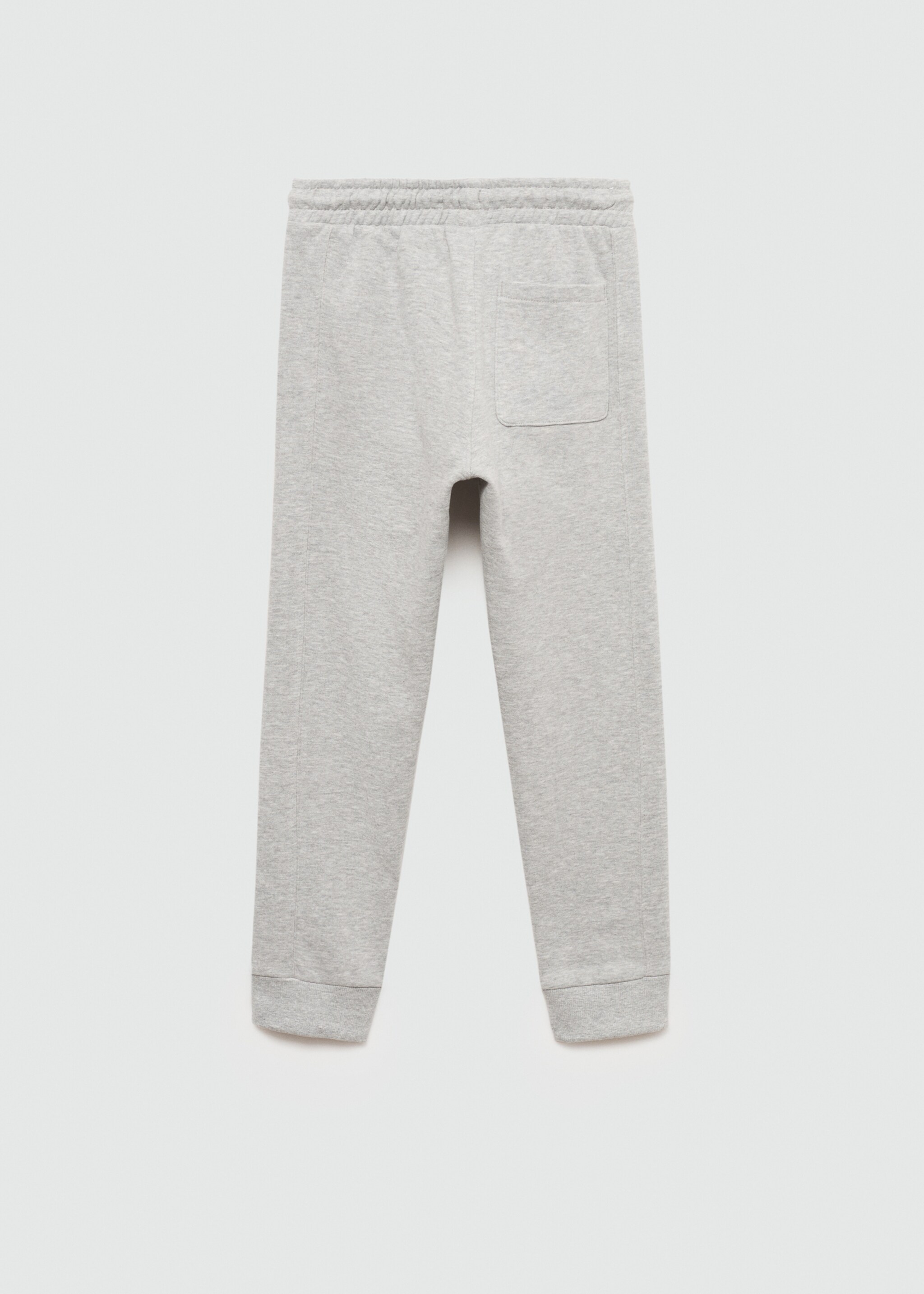 Cotton jogger trousers with pockets - Reverse of the article