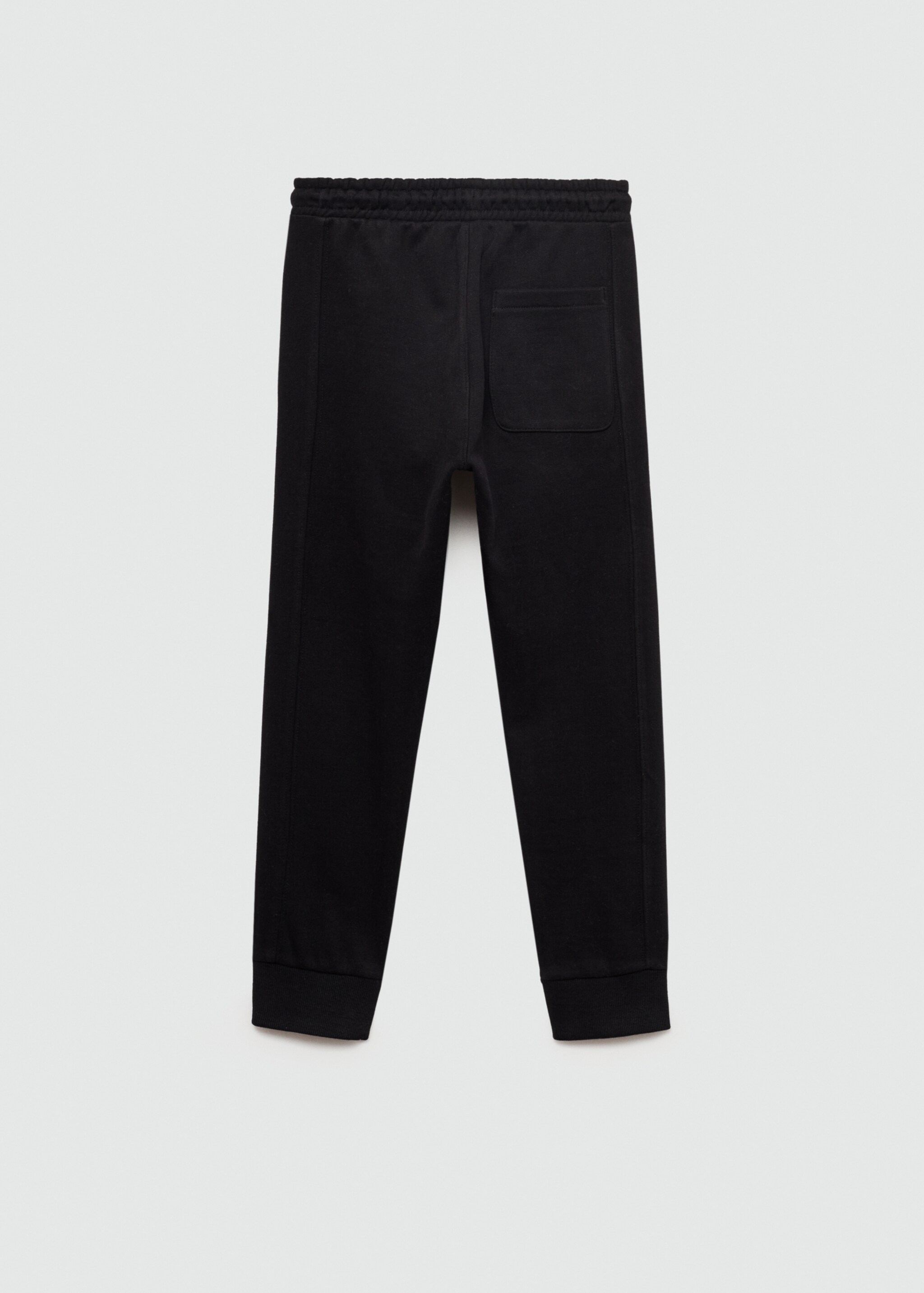 Cotton jogger trousers with pockets - Reverse of the article