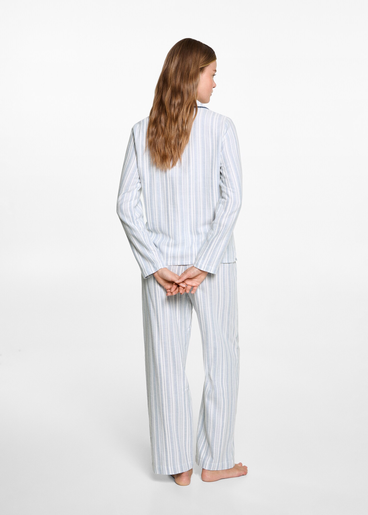 Pijama largo rayas - Reverso del artículo