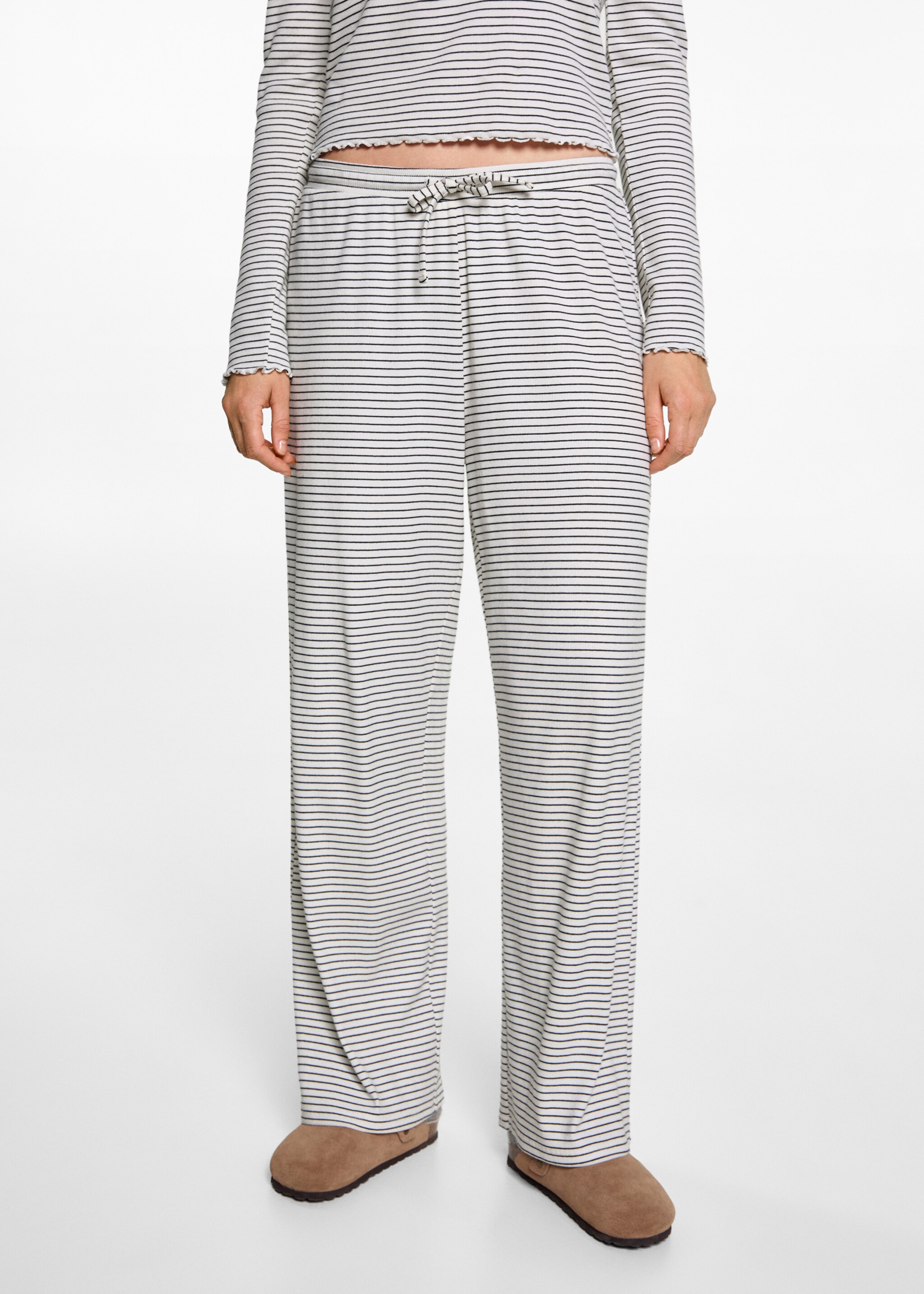 Striped long pyjamas - Details of the article 6