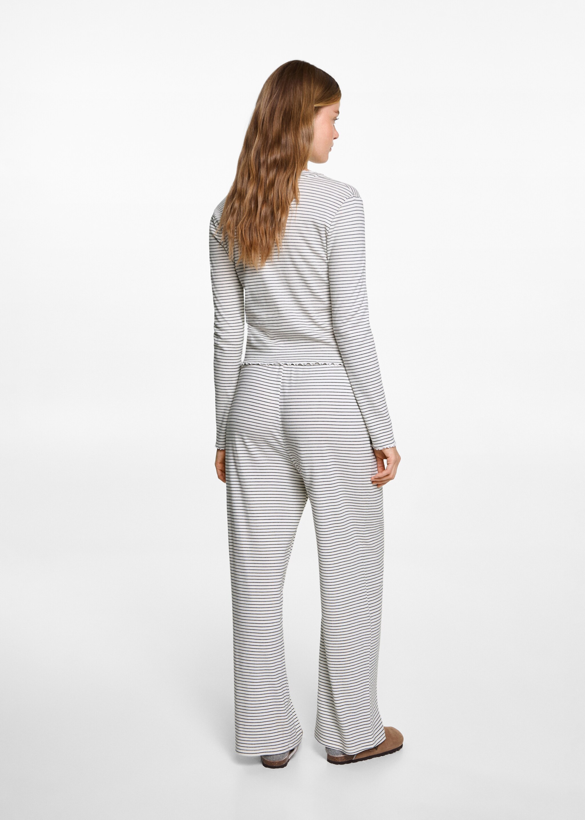 Striped long pyjamas - Reverse of the article