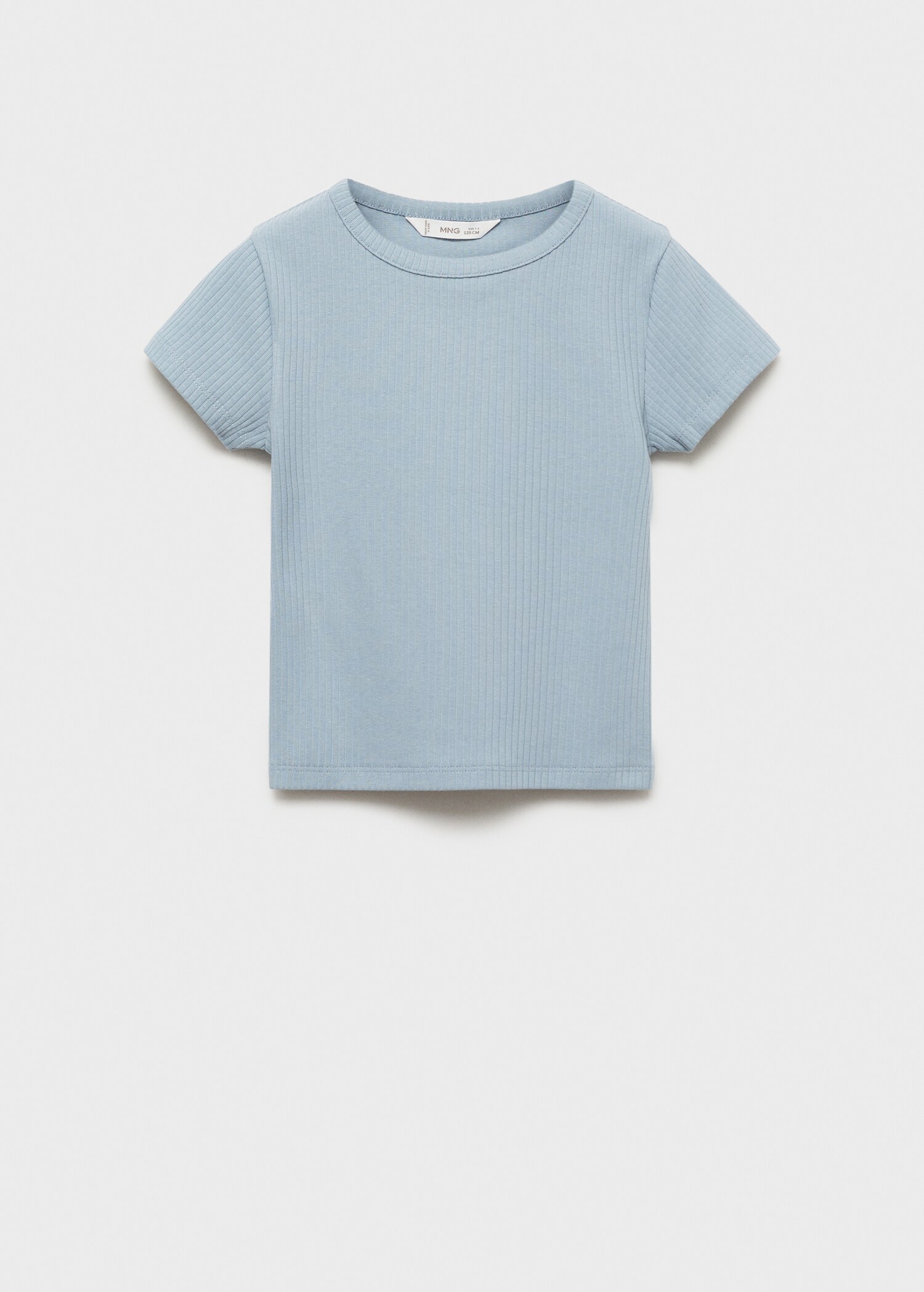 T-shirt coton côtelé - Article sans modèle