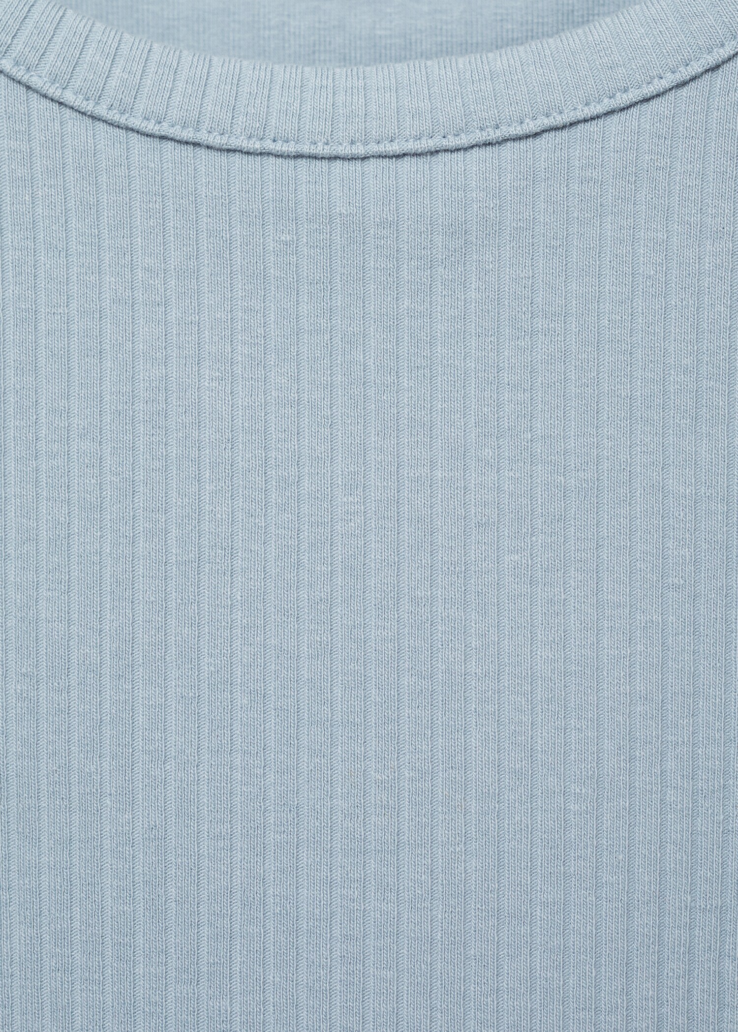 T-shirt coton côtelé - Détail de l'article 8