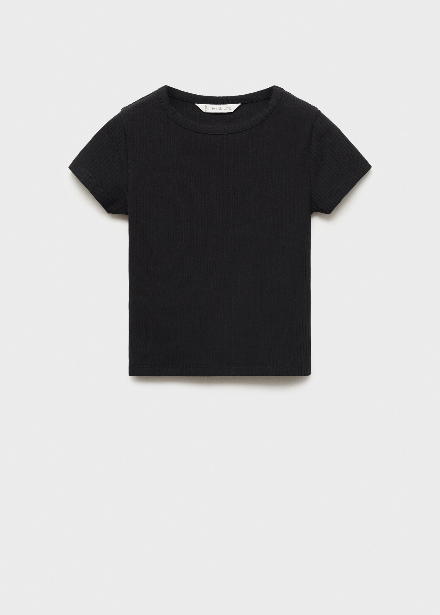 T-shirt coton côtelé - Article sans modèle