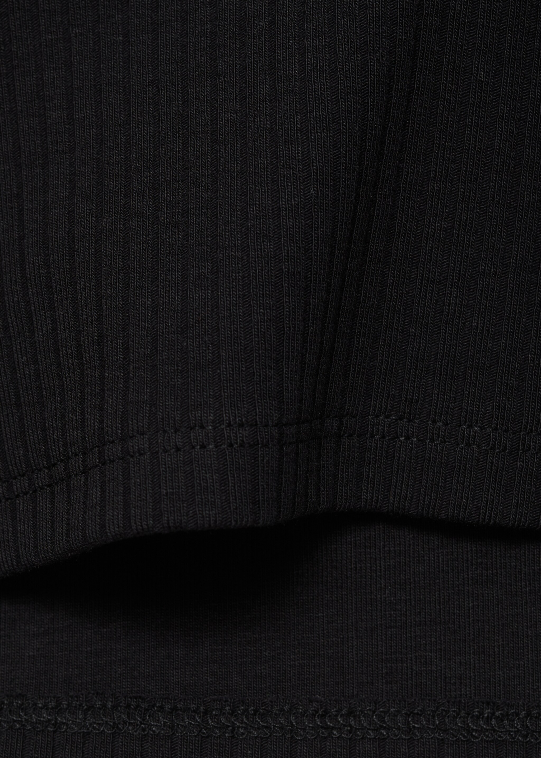 Geribd katoenen T-shirt - Detail van het artikel 0