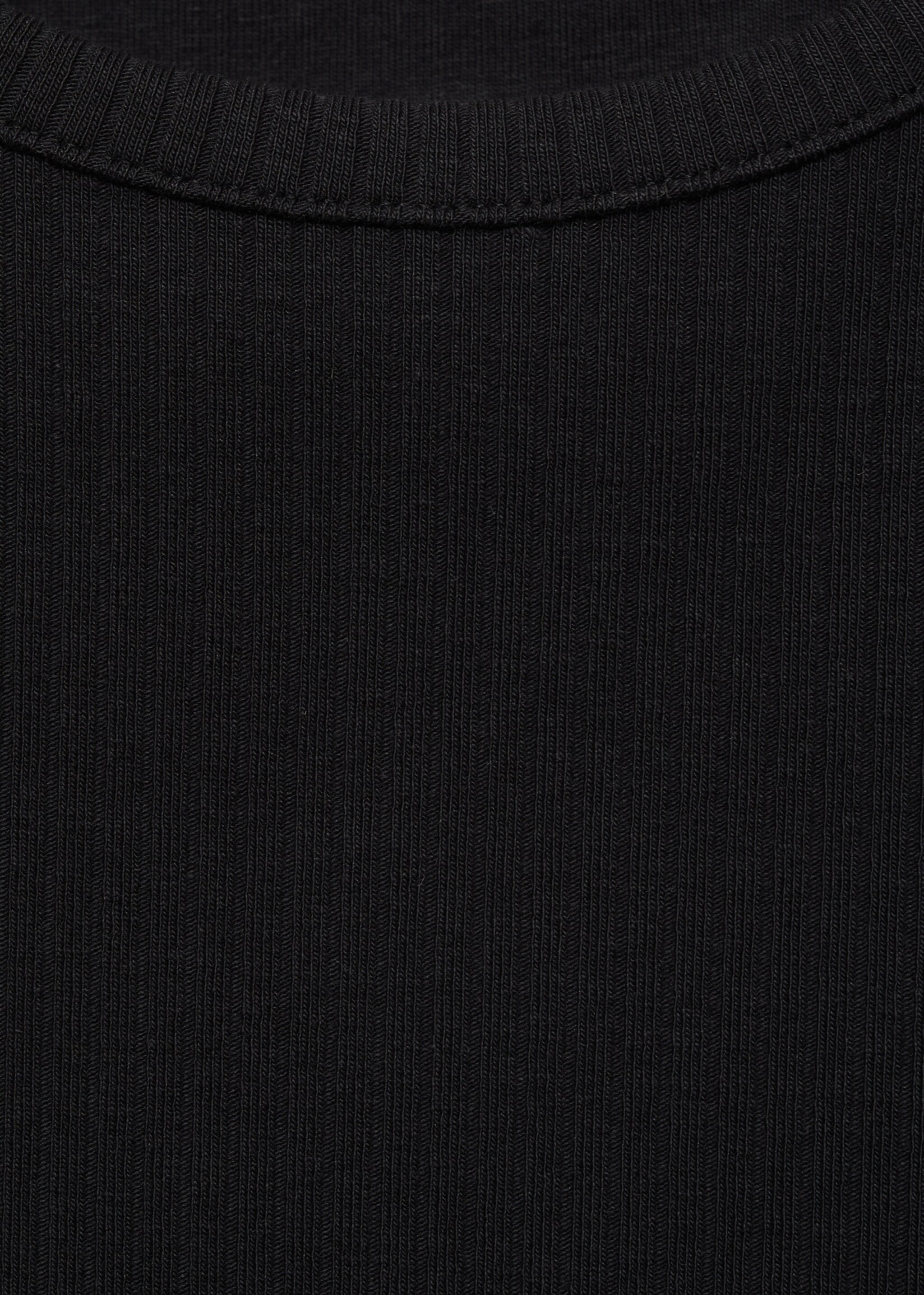 Geribd katoenen T-shirt - Detail van het artikel 8