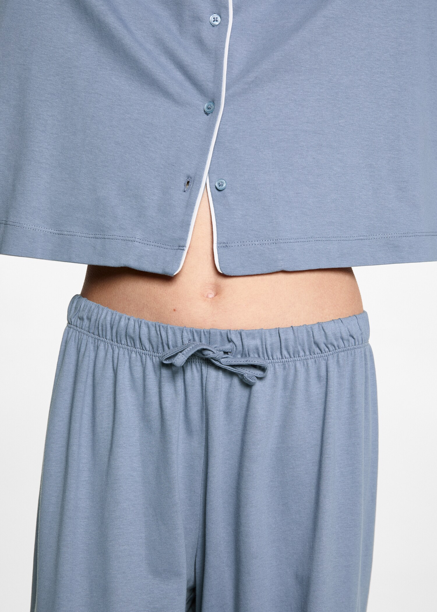 Langer Baumwoll-Pyjama - Detail des Artikels 6