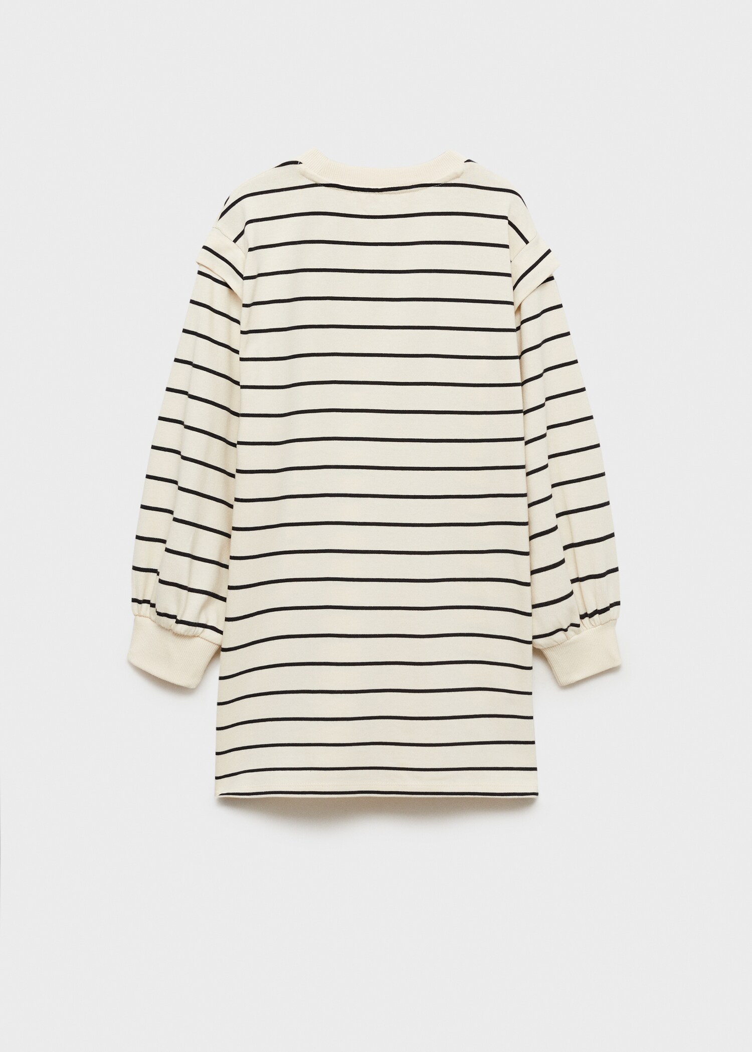 Striped cotton dress - Reverse of the article