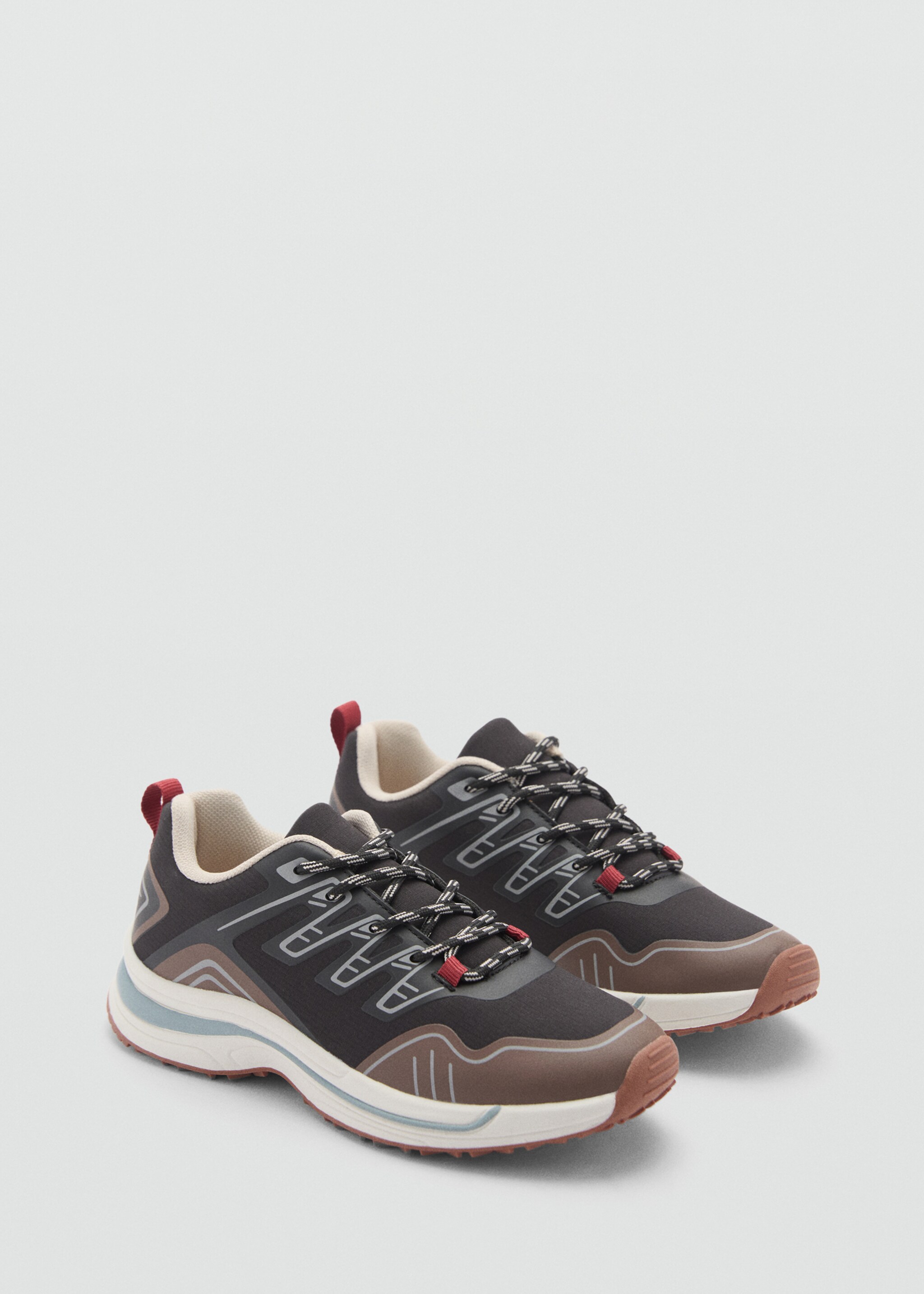 Bicolour sneakers - Medium plane, Black. Ref: 77096743-00.