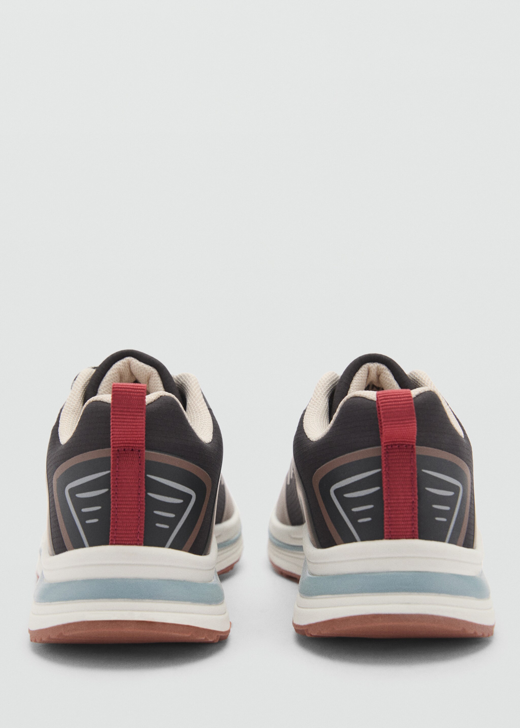 Bicolour sneakers - Details of the article 2, Black. Ref: 77096743-00.