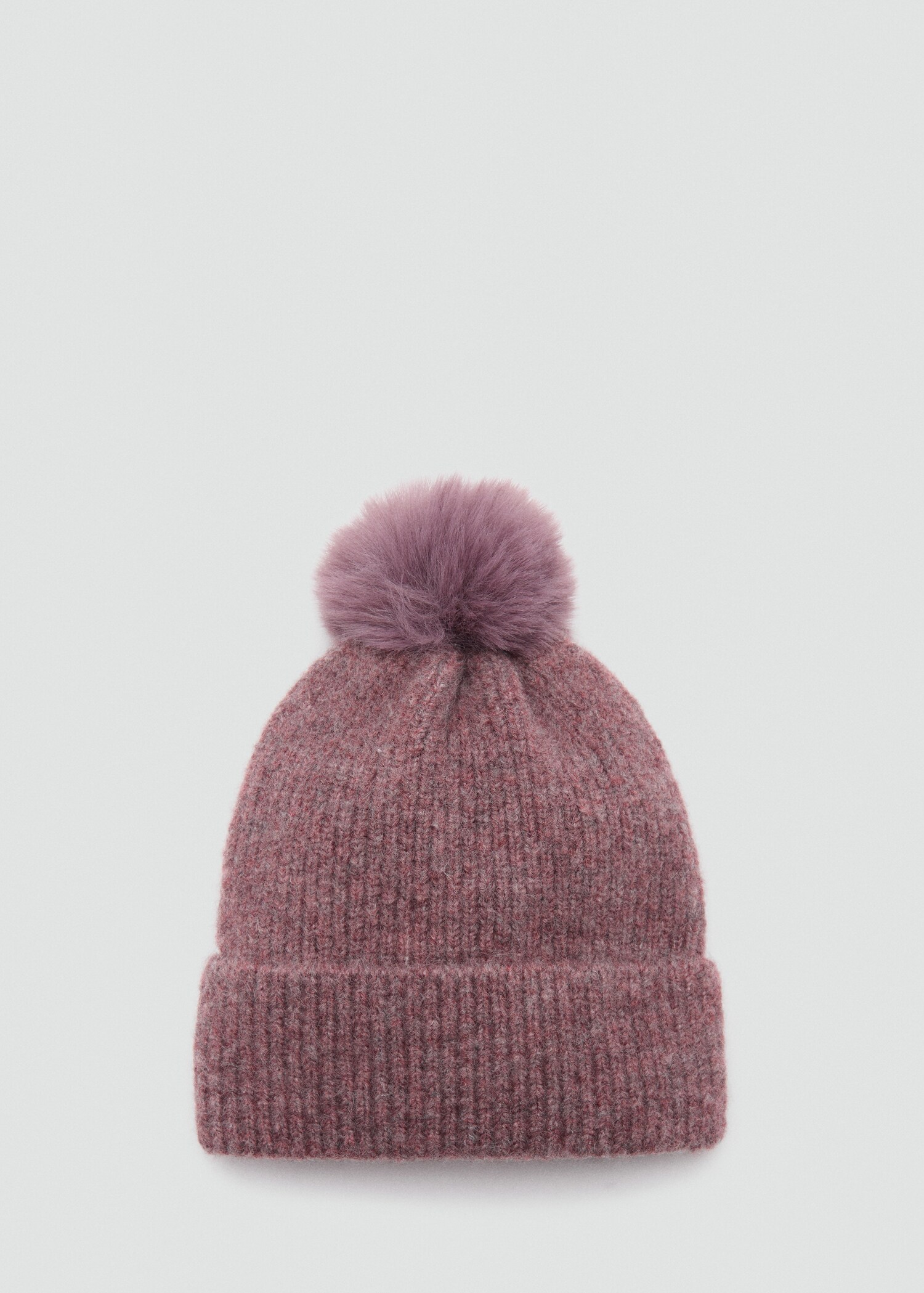 Gorro punto bicolor pompón - Artículo sin modelo
